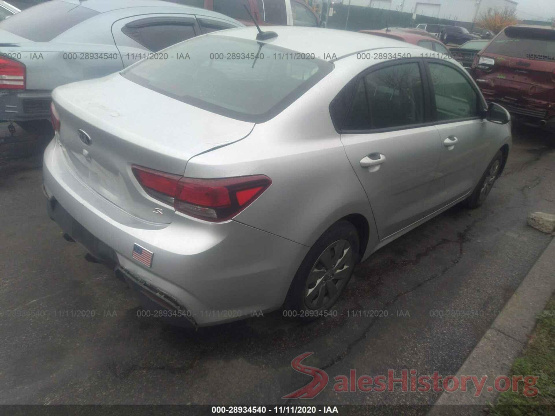 3KPA24AB1KE201325 2019 KIA RIO