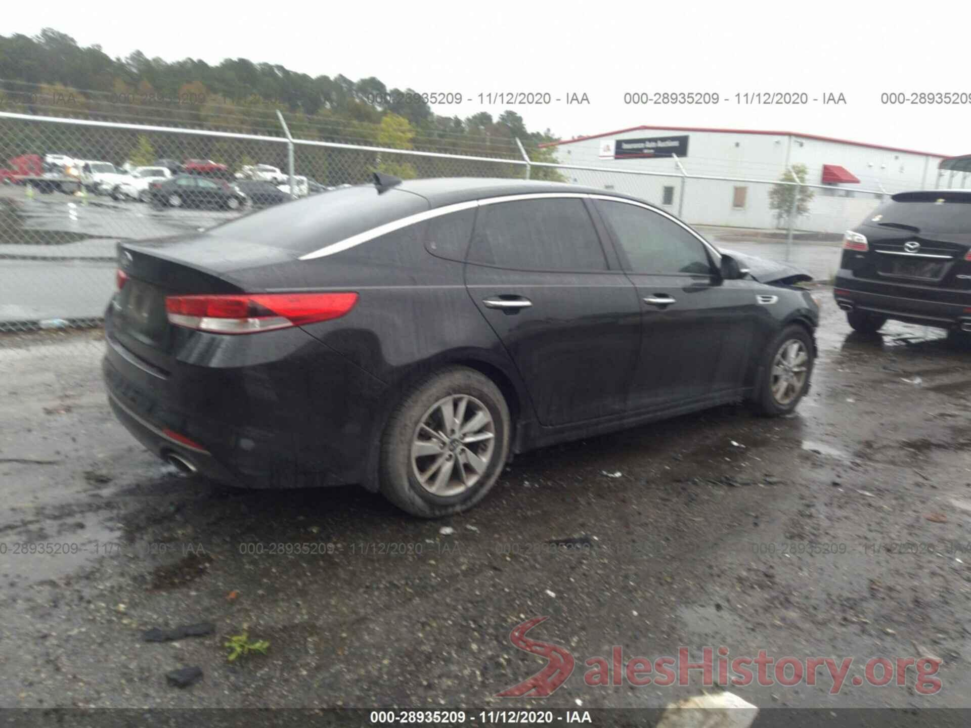 5XXGT4L3XGG064493 2016 KIA OPTIMA