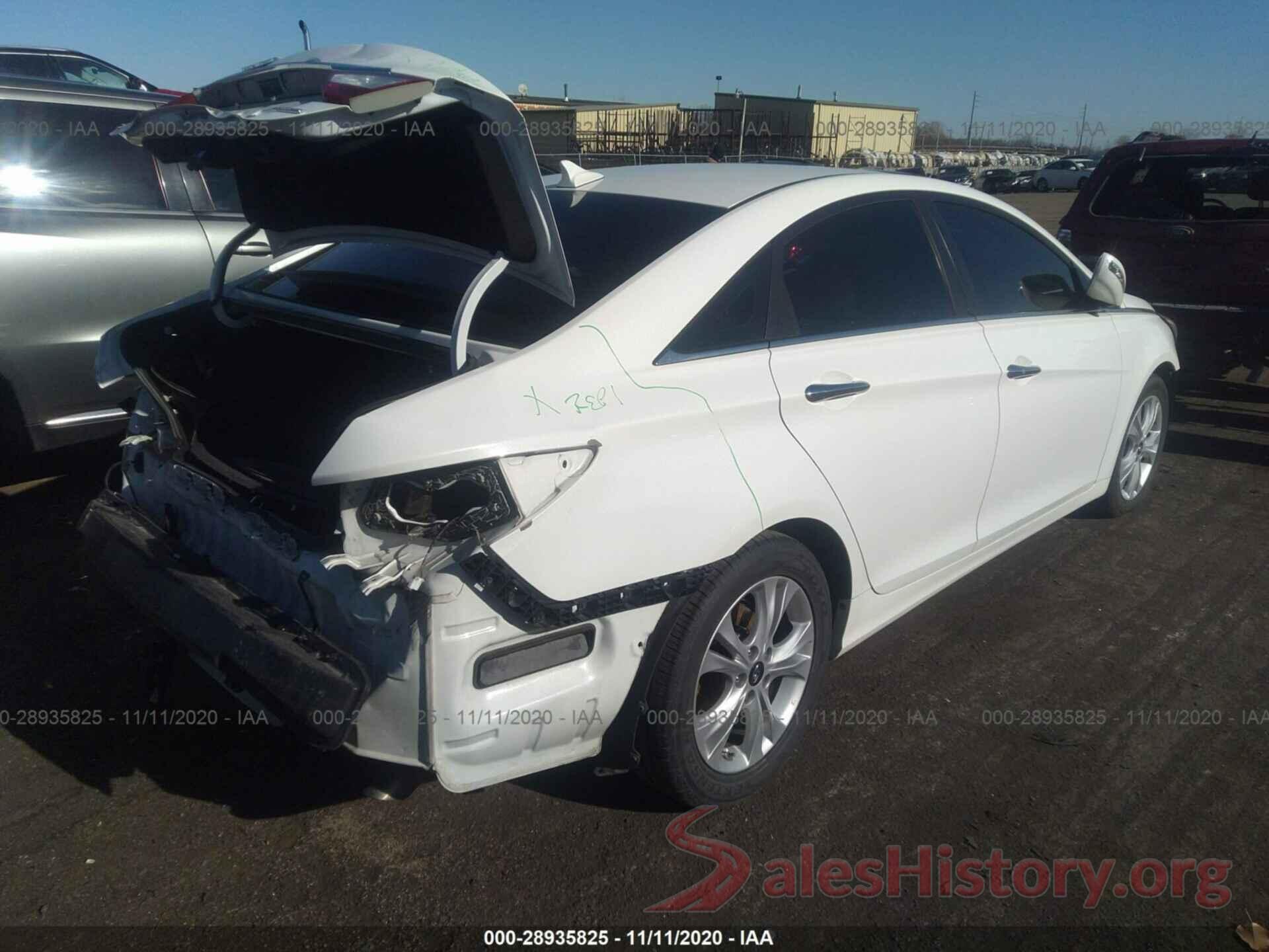 5NPEC4AC6BH264049 2011 HYUNDAI SONATA