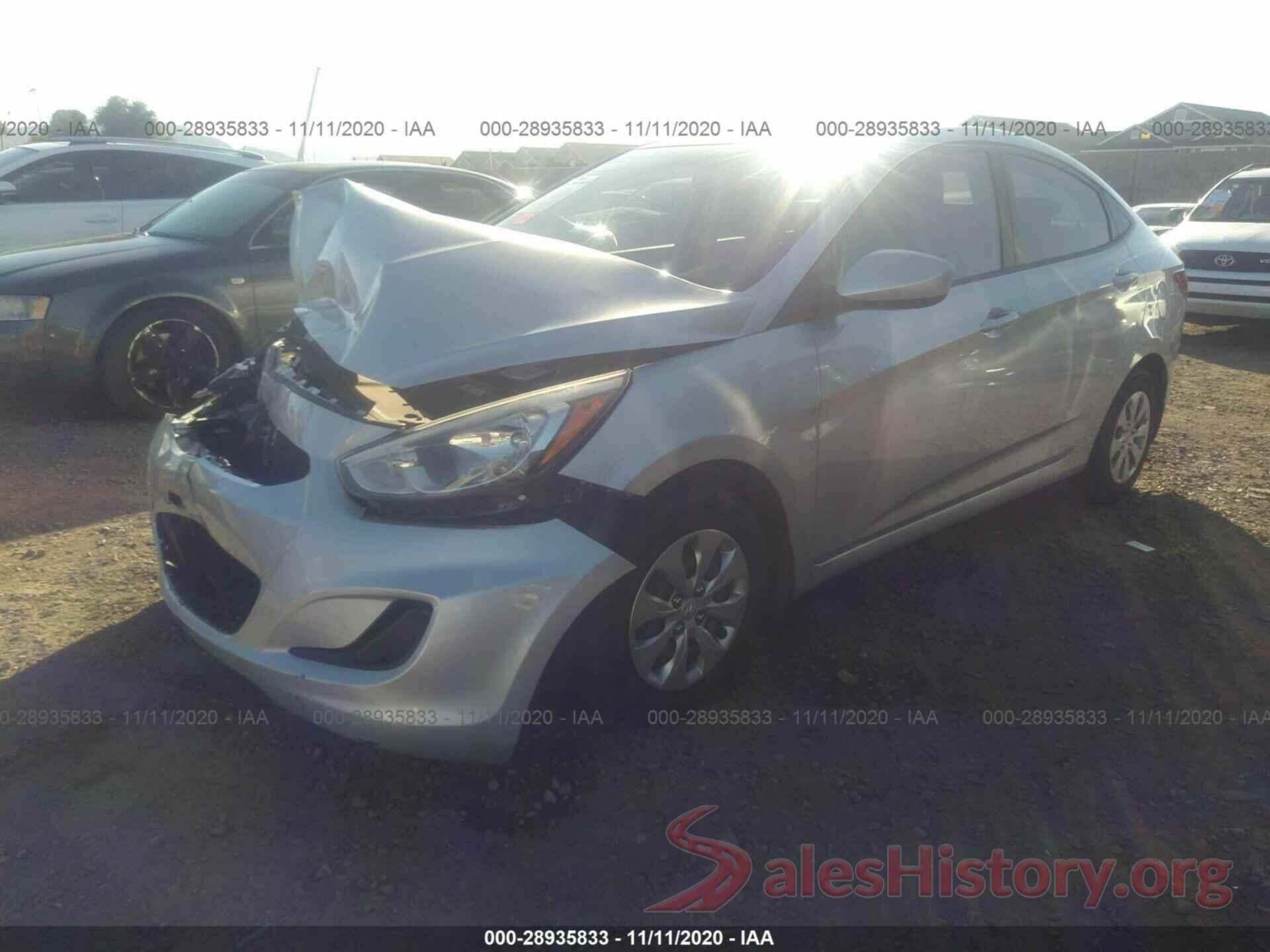 KMHCT4AE0GU949262 2016 HYUNDAI ACCENT