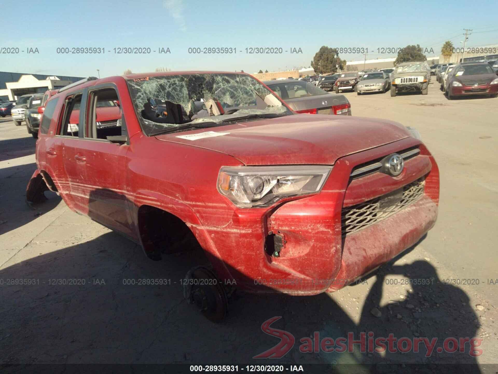 JTEBU5JR9L5793213 2020 TOYOTA 4RUNNER