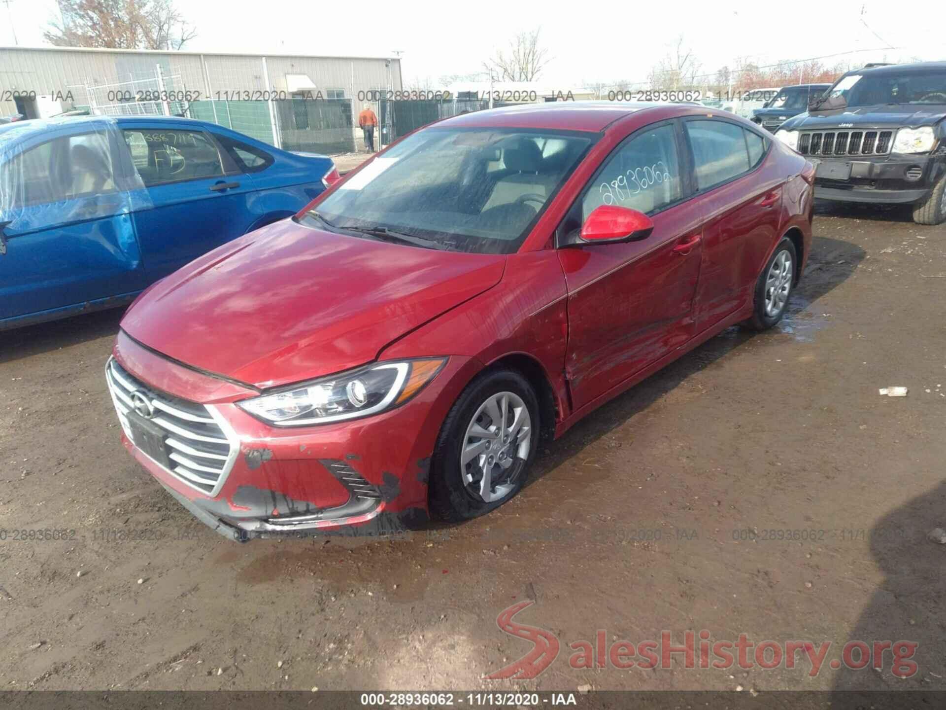 KMHD74LF7HU189475 2017 HYUNDAI ELANTRA