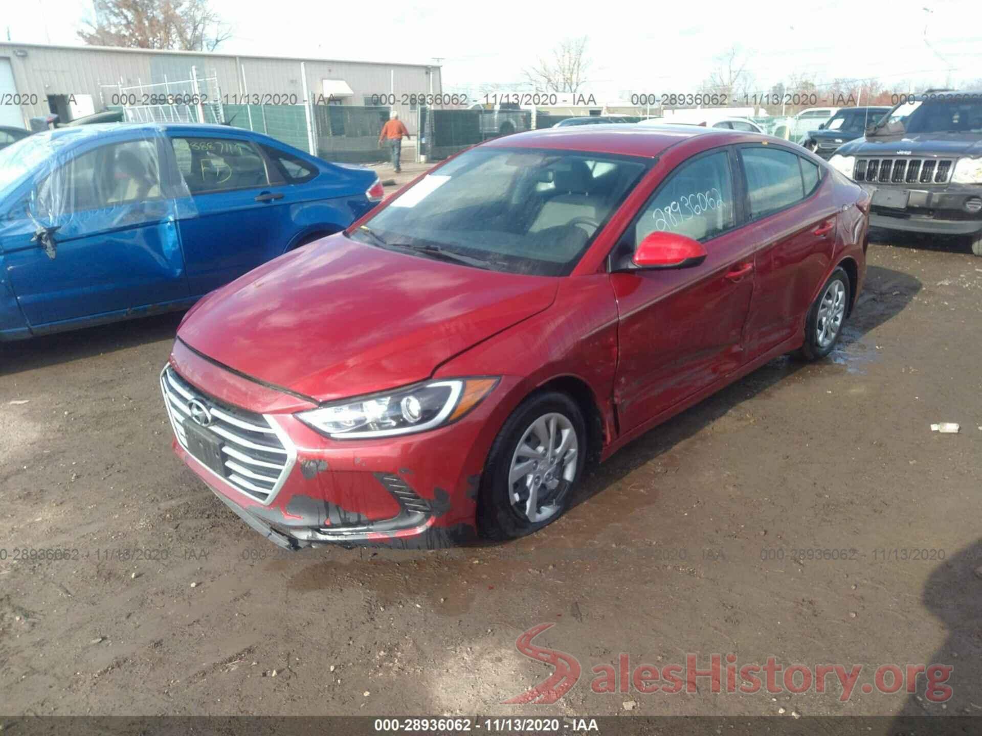 KMHD74LF7HU189475 2017 HYUNDAI ELANTRA