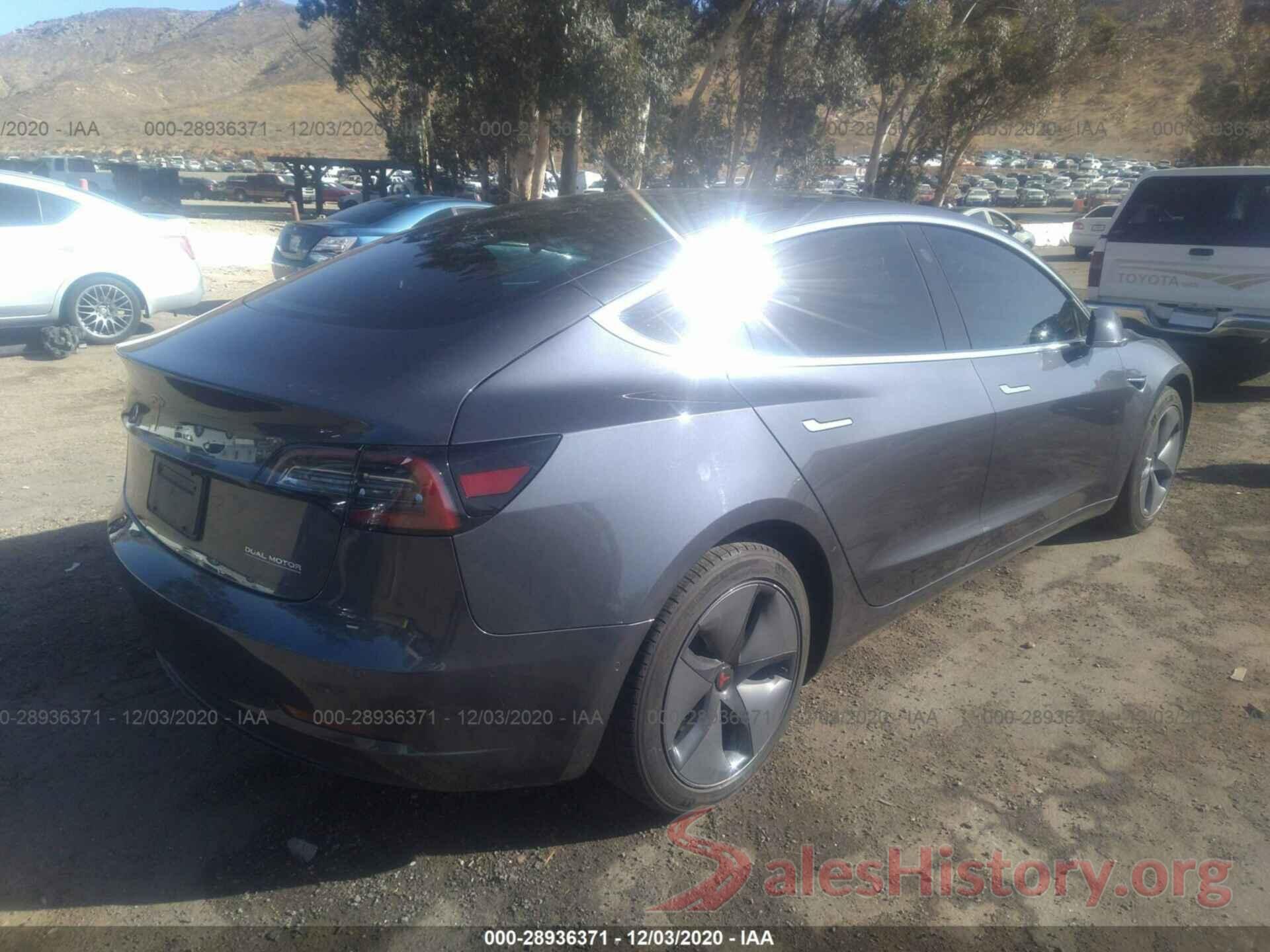 5YJ3E1EC9LF601601 2020 TESLA MODEL 3