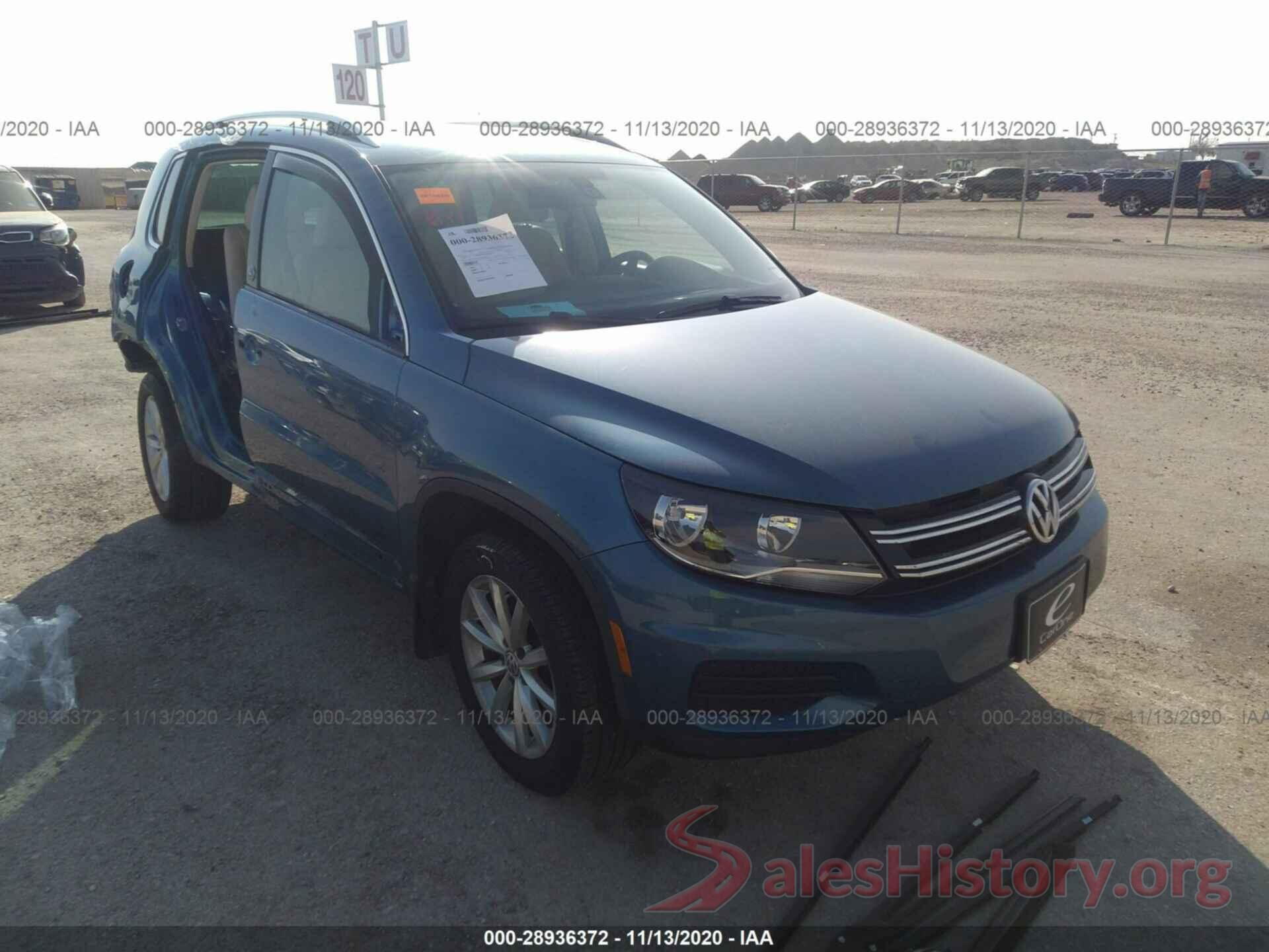 WVGSV7AX5HK008637 2017 VOLKSWAGEN TIGUAN