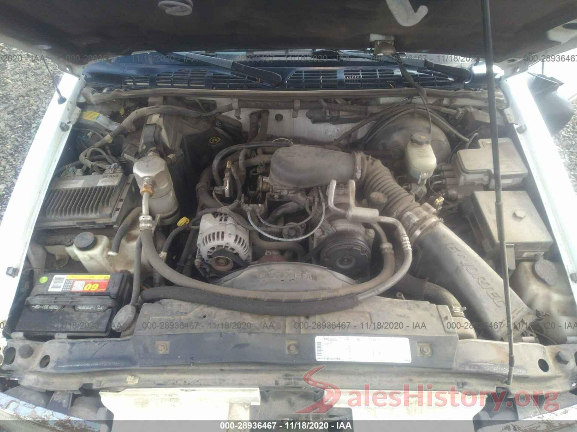 1GNDT13W1W2265920 1998 CHEVROLET BLAZER