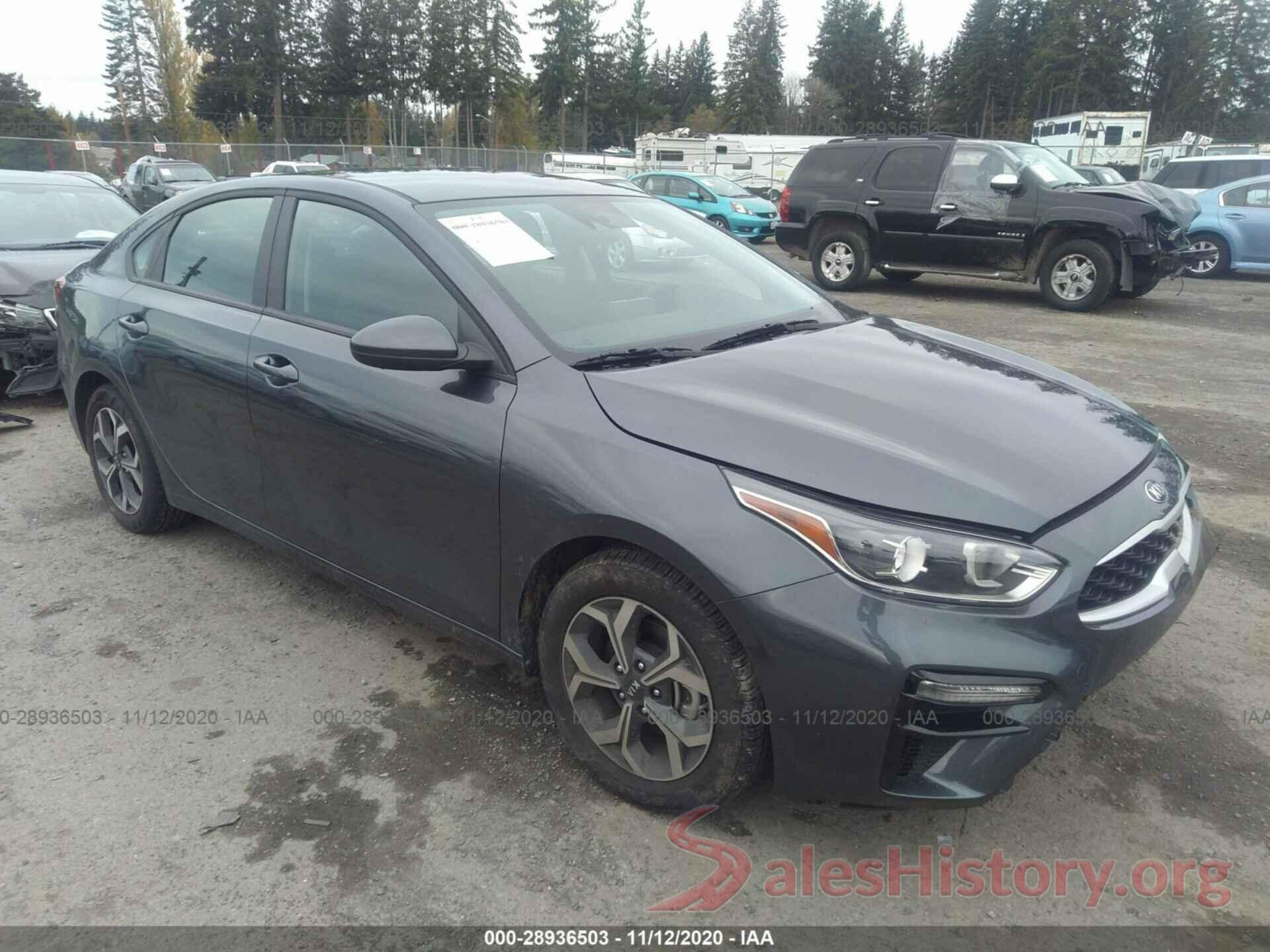 3KPF24AD8LE243953 2020 KIA FORTE