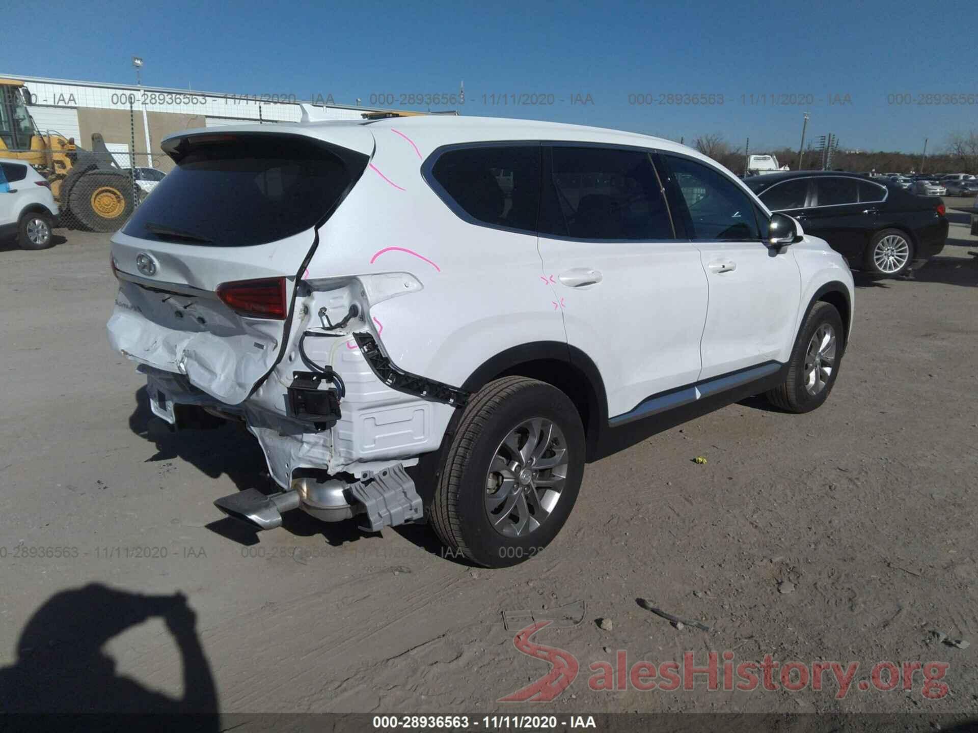 5NMS3CAD2LH191332 2020 HYUNDAI SANTA FE