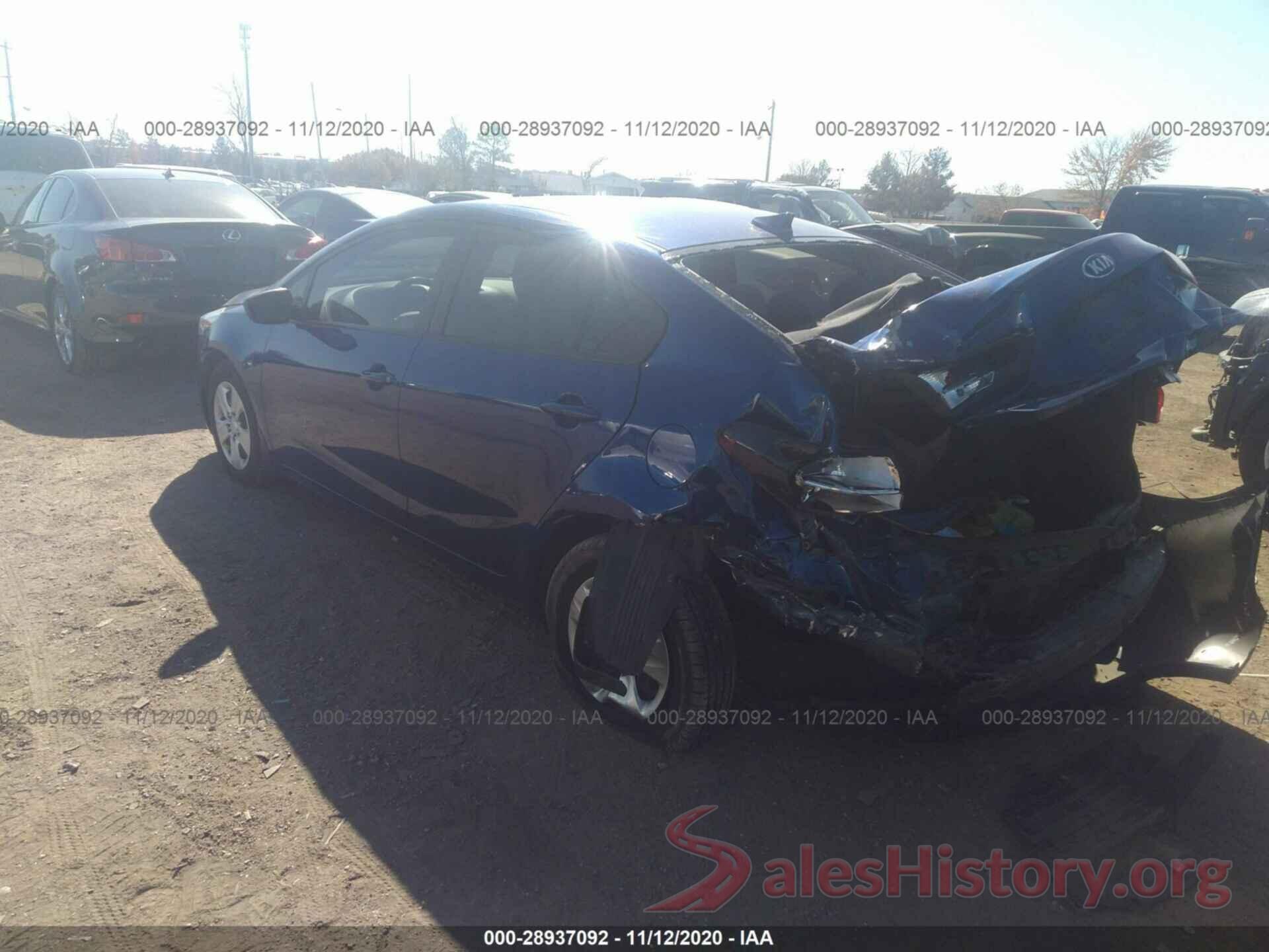 3KPFL4A7XJE205659 2018 KIA FORTE