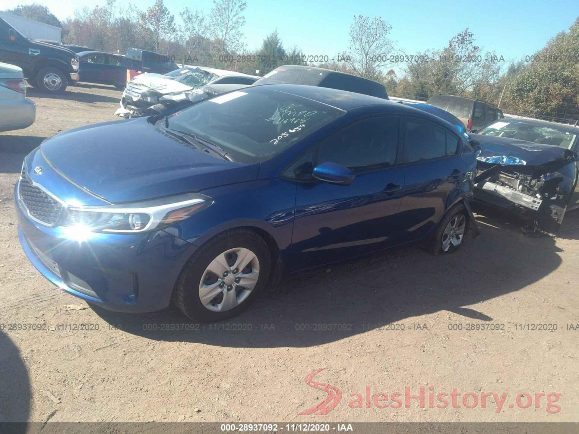 3KPFL4A7XJE205659 2018 KIA FORTE