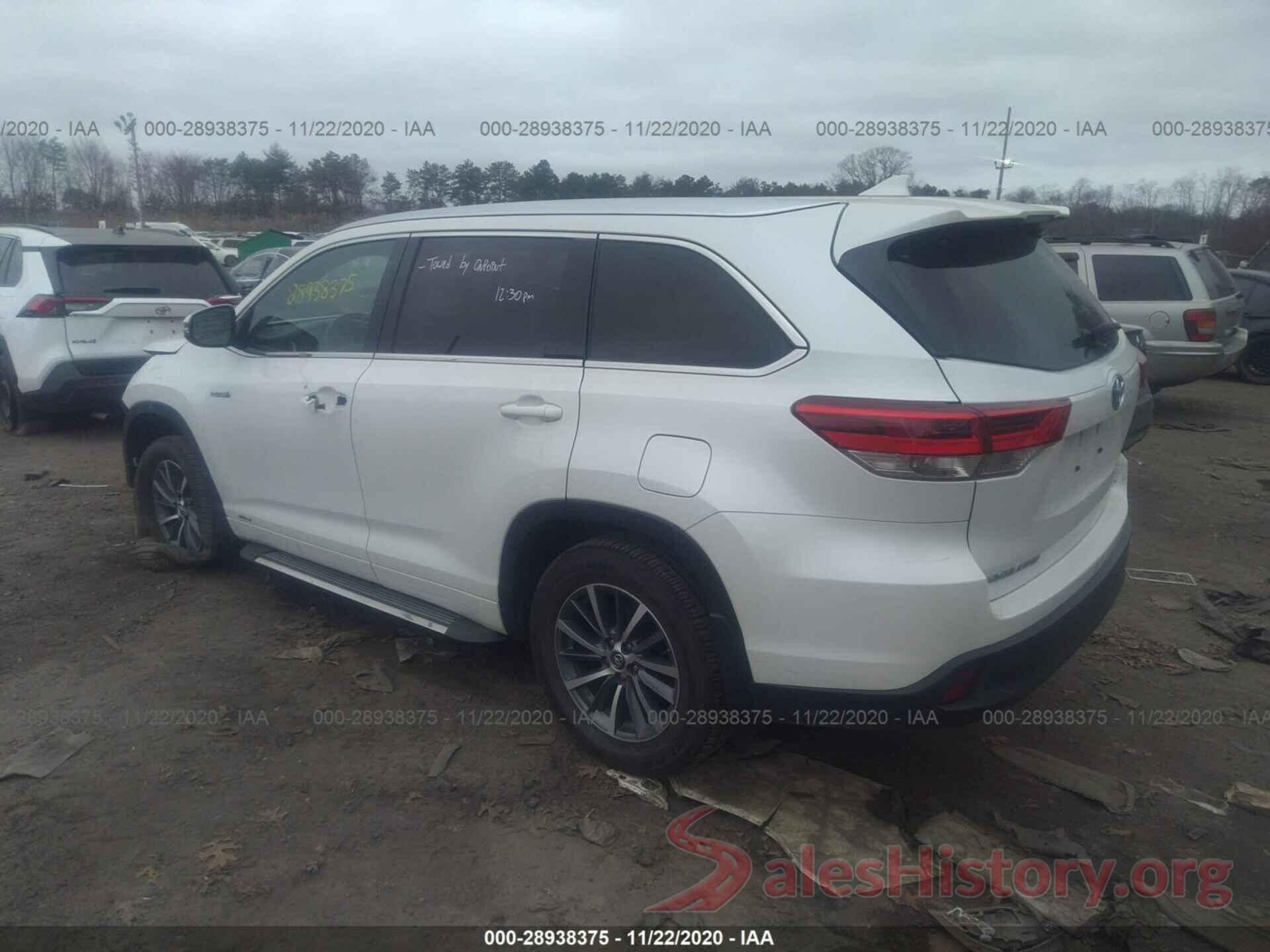 5TDJGRFH3JS040847 2018 TOYOTA HIGHLANDER