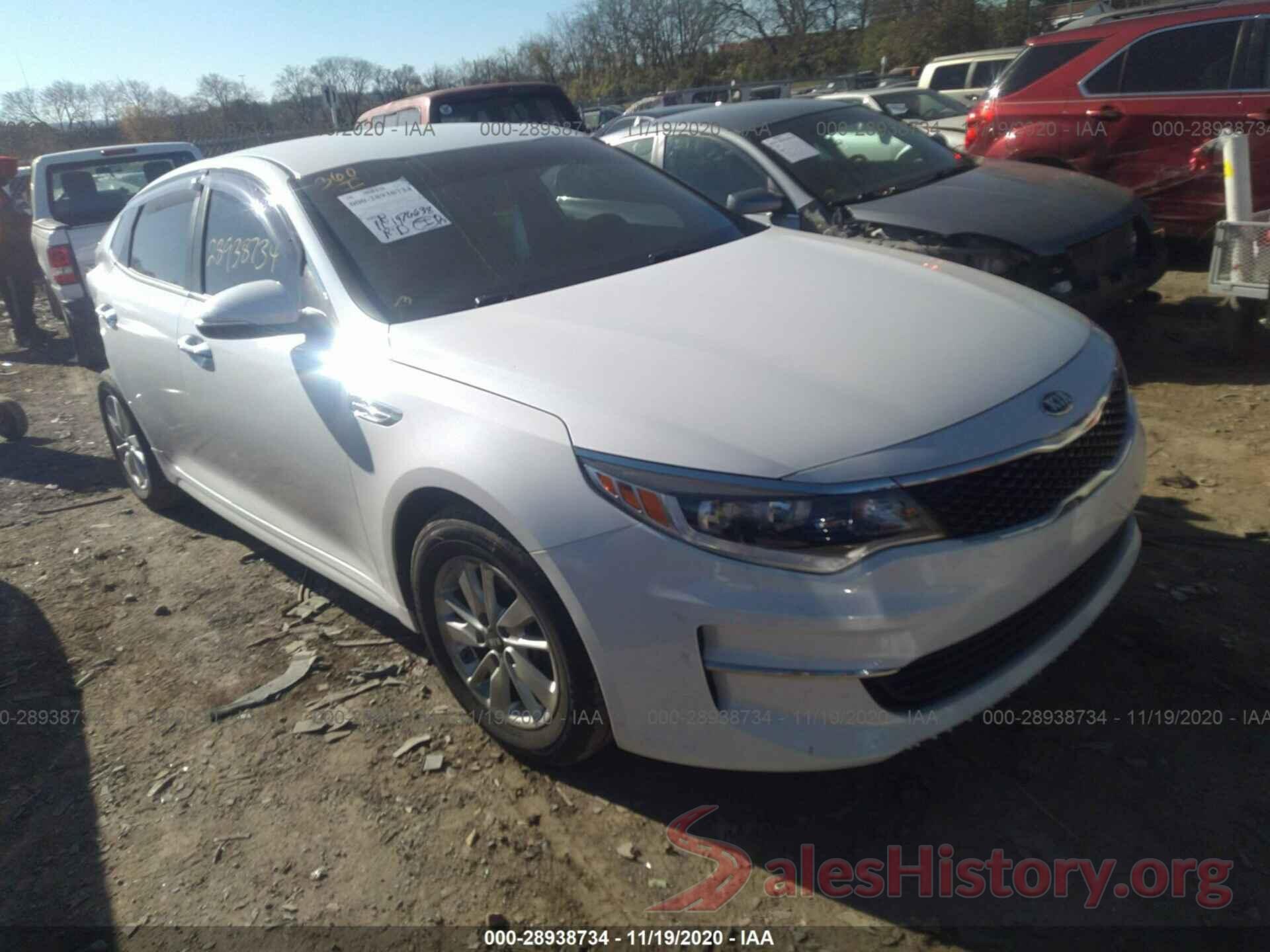 5XXGT4L3XGG049296 2016 KIA OPTIMA