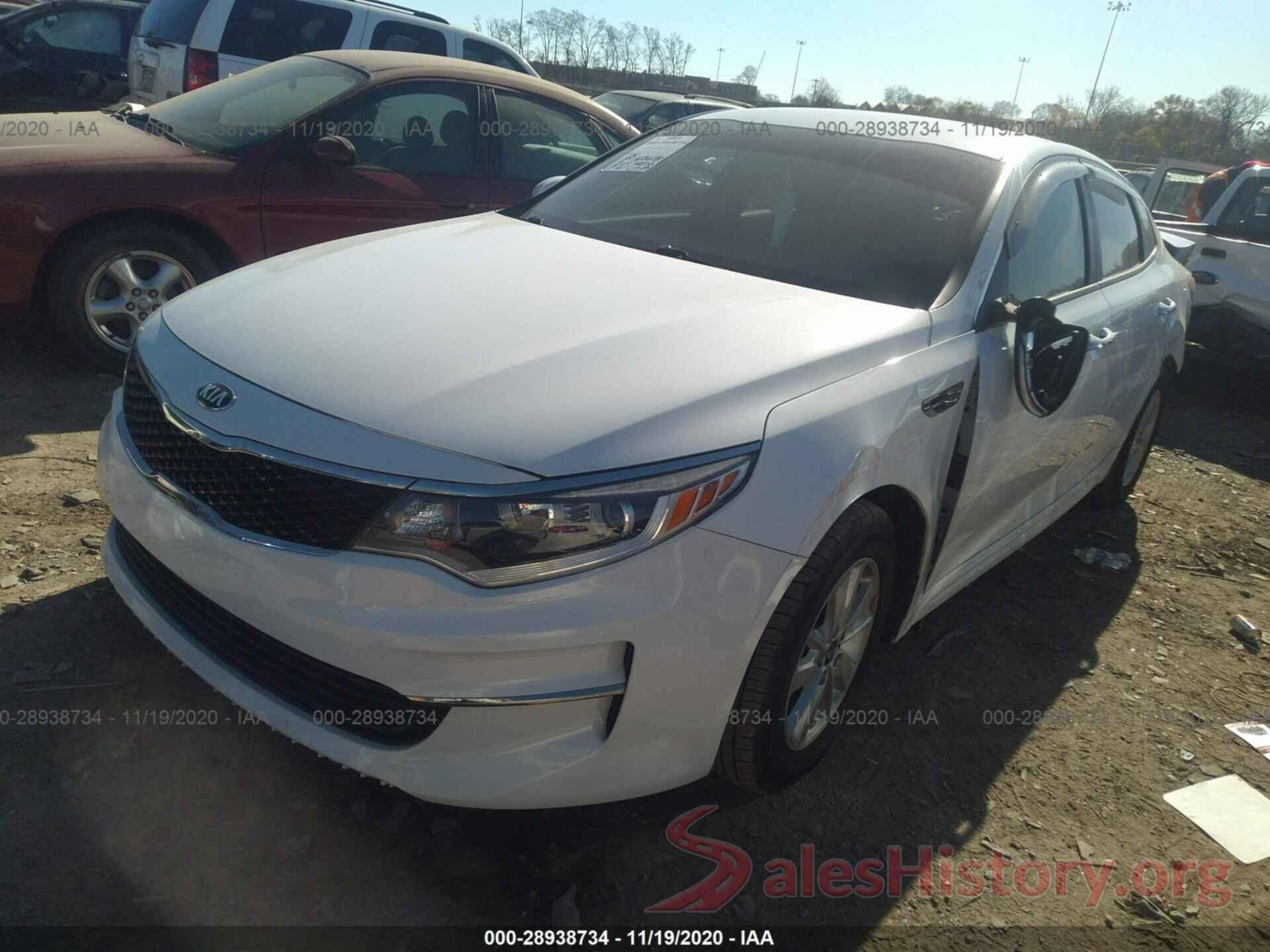 5XXGT4L3XGG049296 2016 KIA OPTIMA