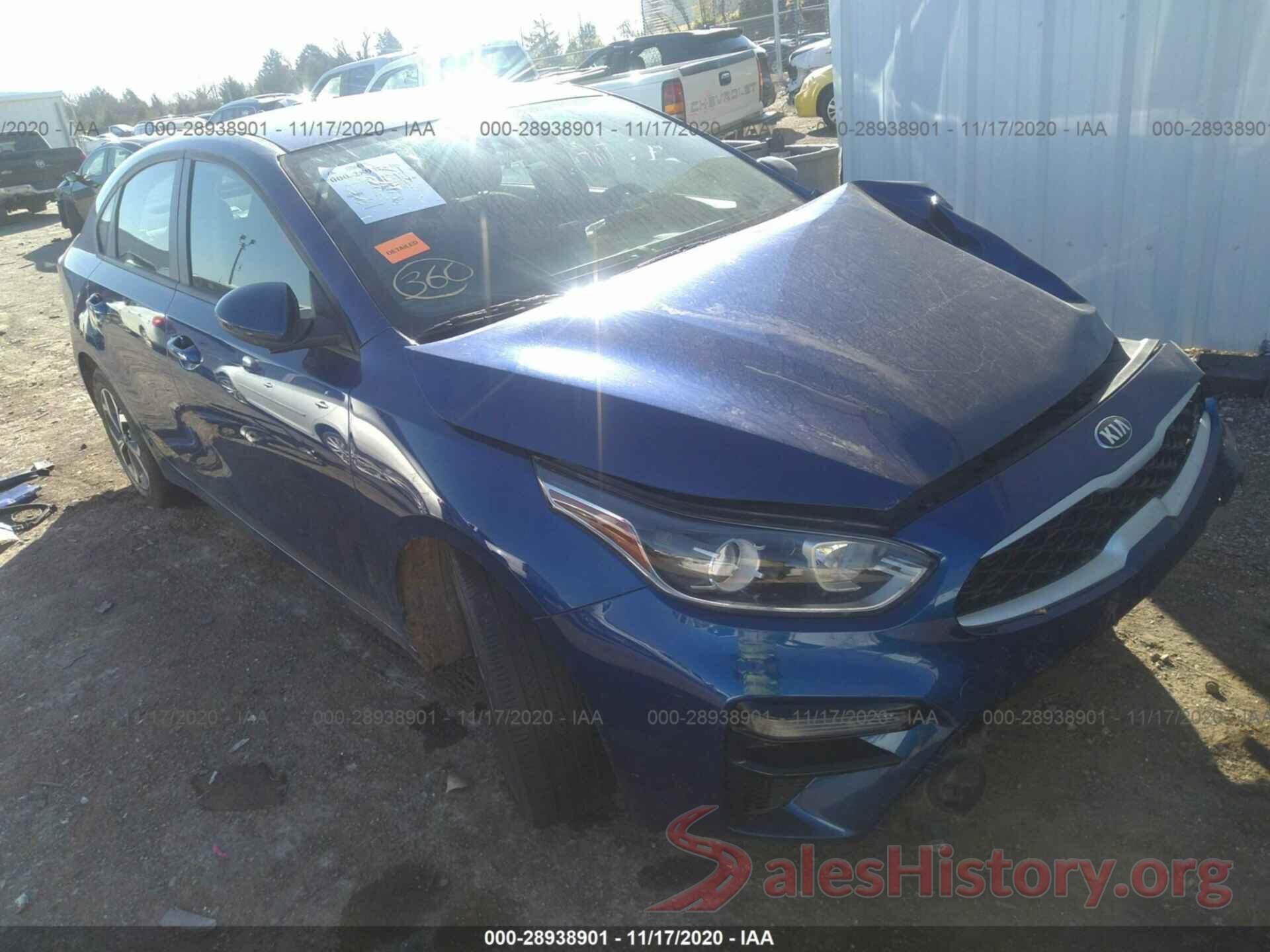 3KPF24ADXLE176823 2020 KIA FORTE