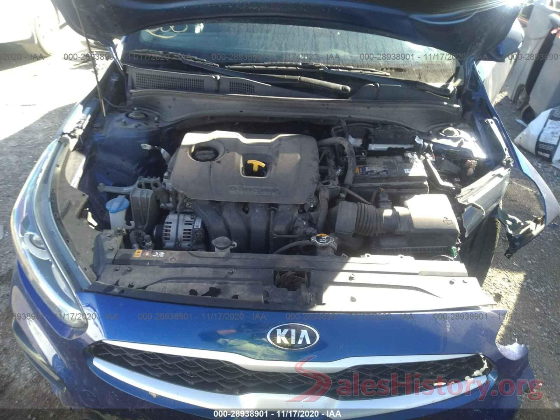 3KPF24ADXLE176823 2020 KIA FORTE