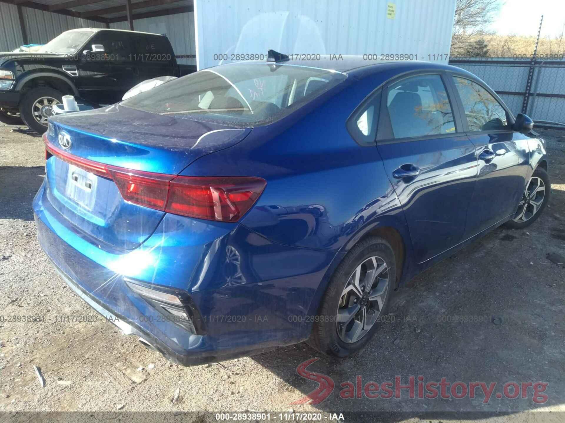 3KPF24ADXLE176823 2020 KIA FORTE