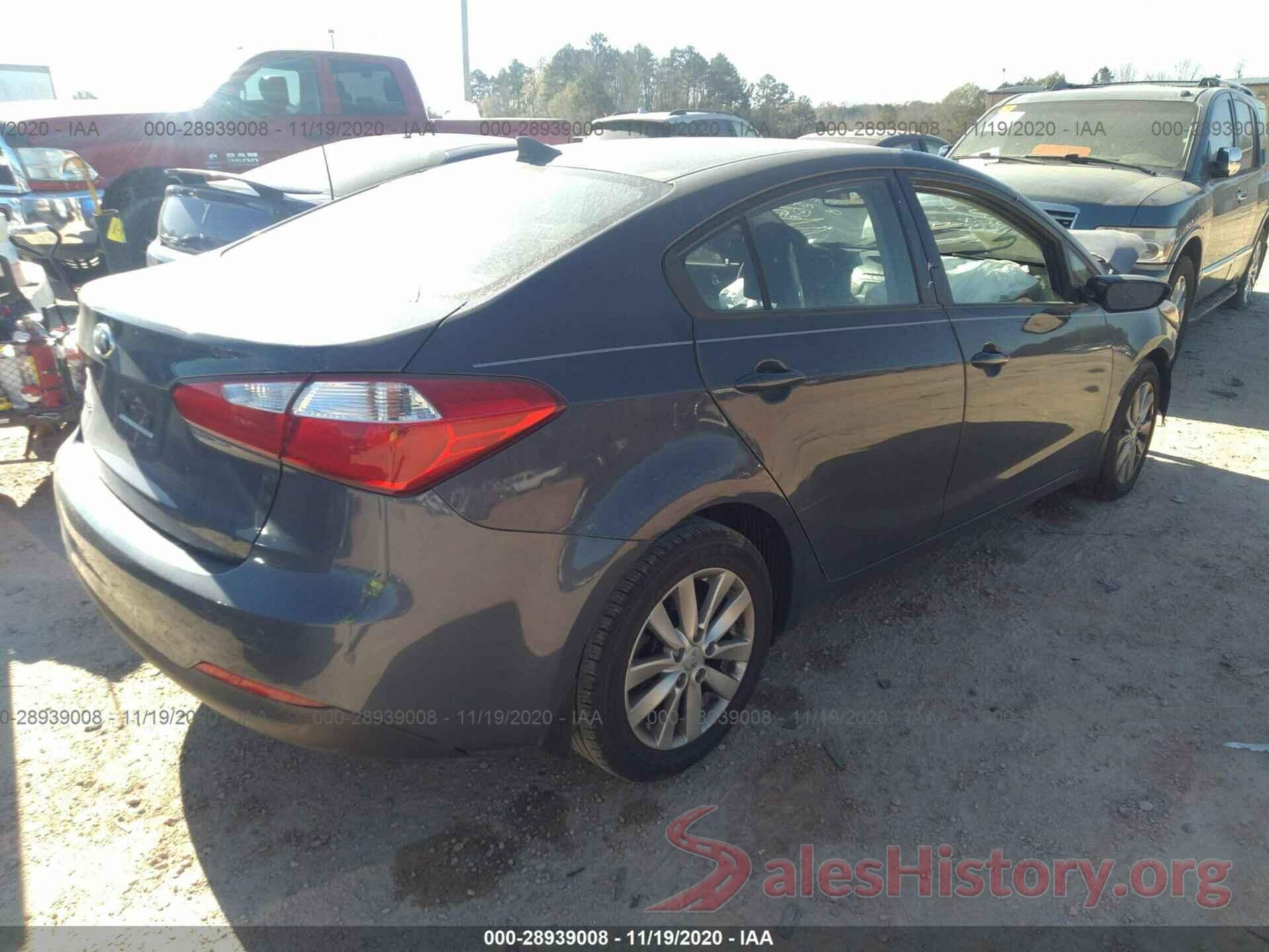 KNAFX4A62G5470413 2016 KIA FORTE