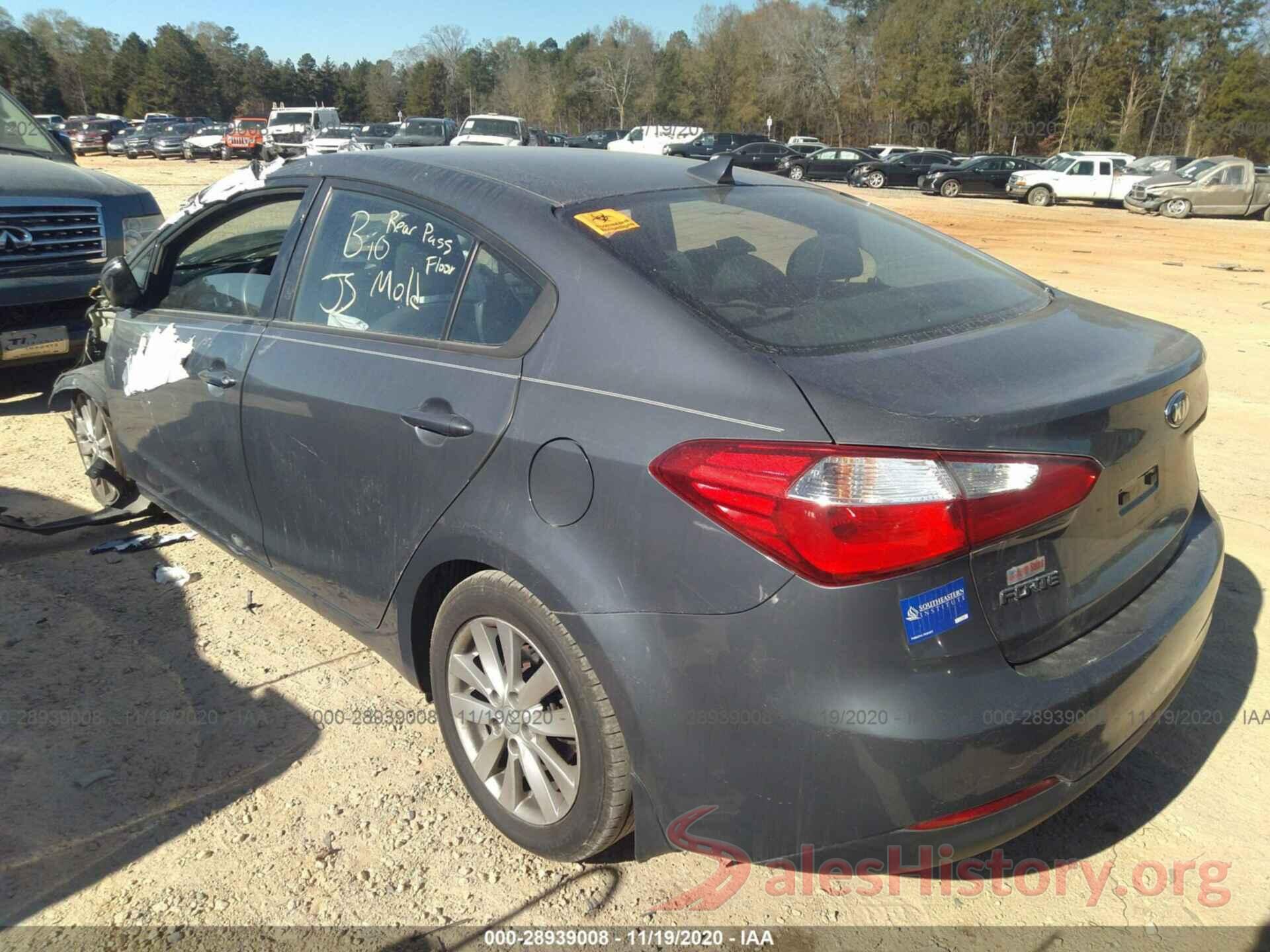 KNAFX4A62G5470413 2016 KIA FORTE