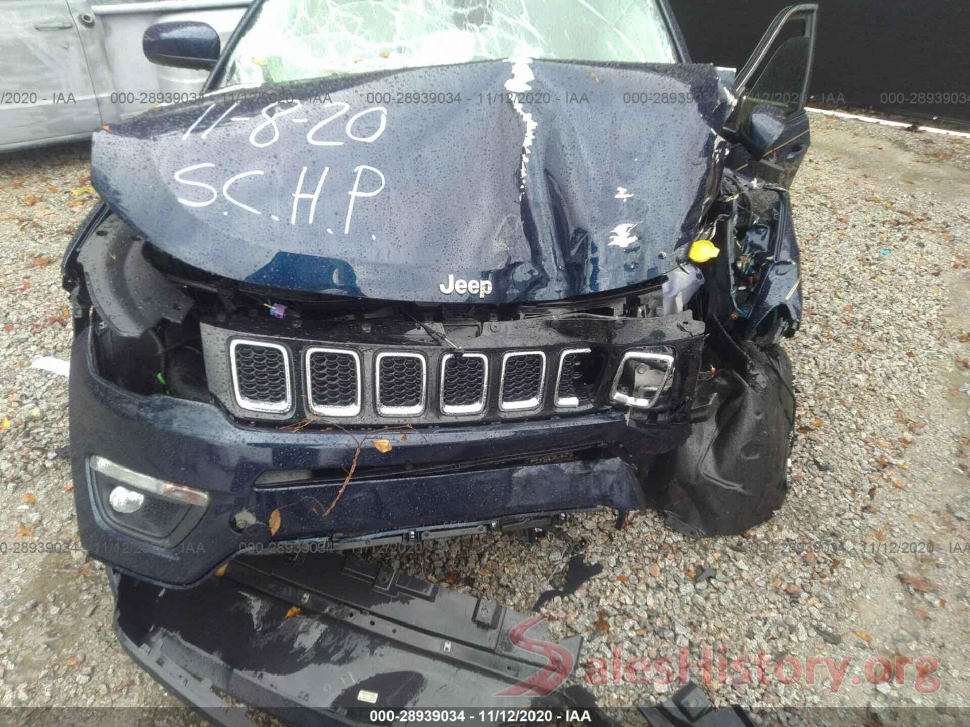 3C4NJCBBXHT658748 2017 JEEP COMPASS