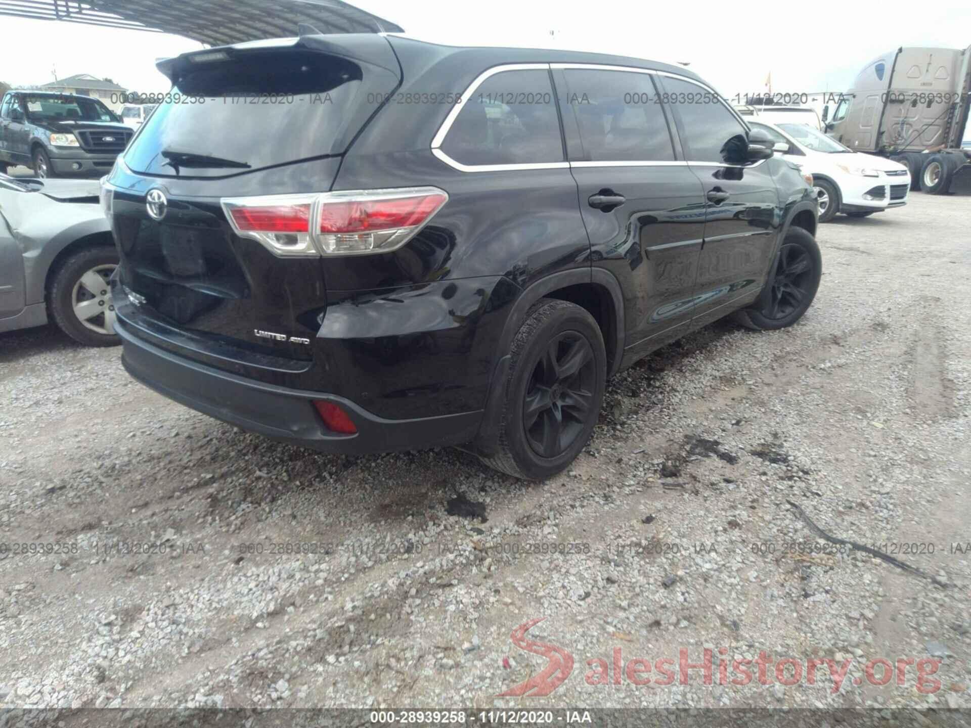 5TDDKRFH5GS355752 2016 TOYOTA HIGHLANDER