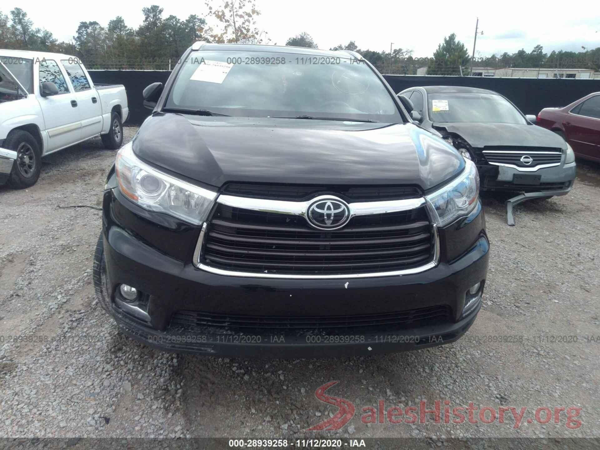 5TDDKRFH5GS355752 2016 TOYOTA HIGHLANDER