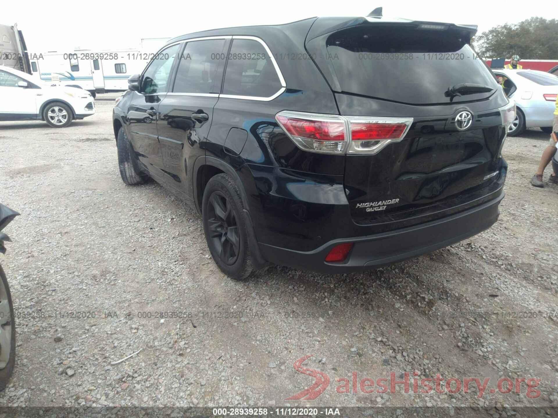 5TDDKRFH5GS355752 2016 TOYOTA HIGHLANDER