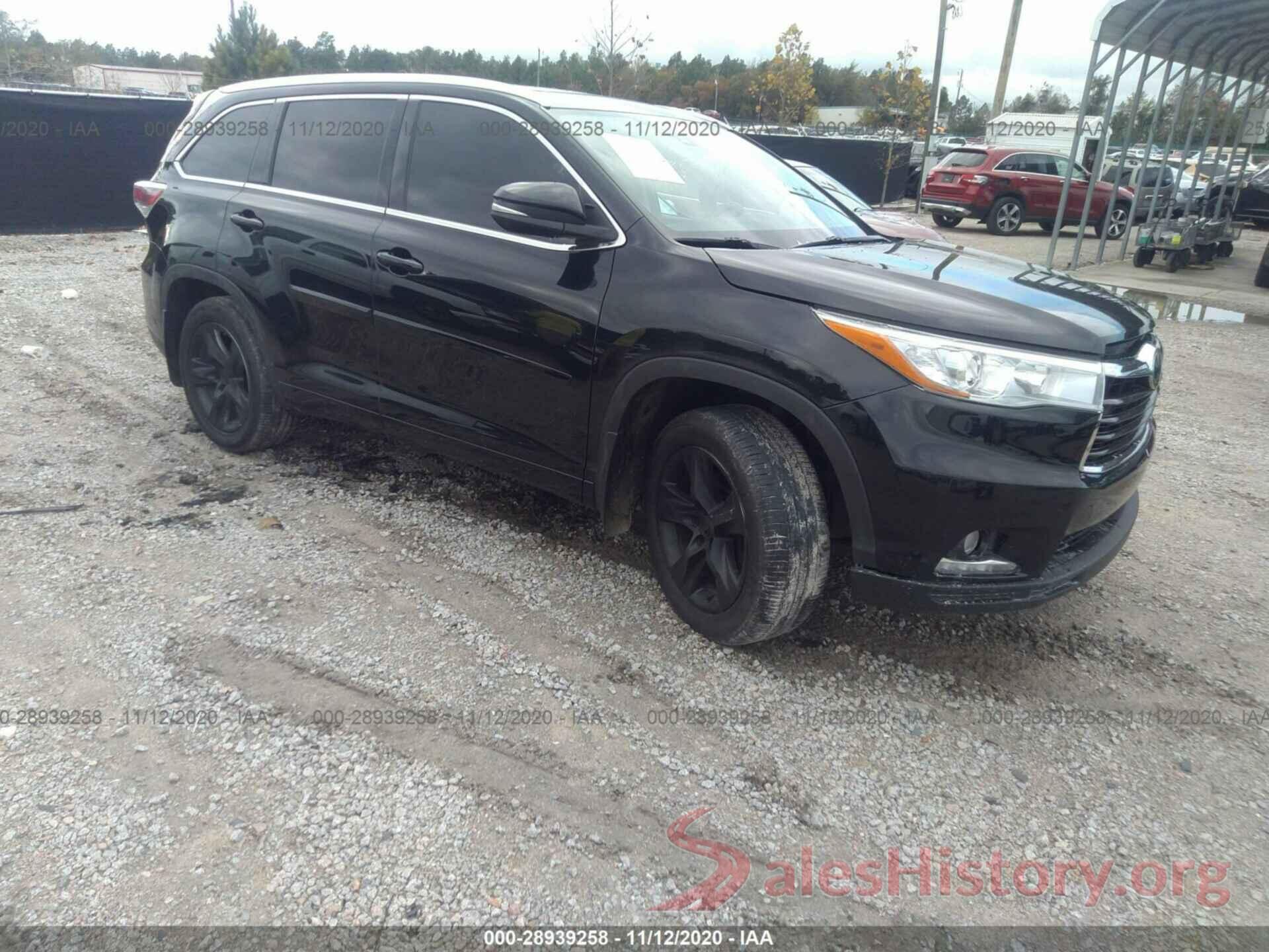 5TDDKRFH5GS355752 2016 TOYOTA HIGHLANDER