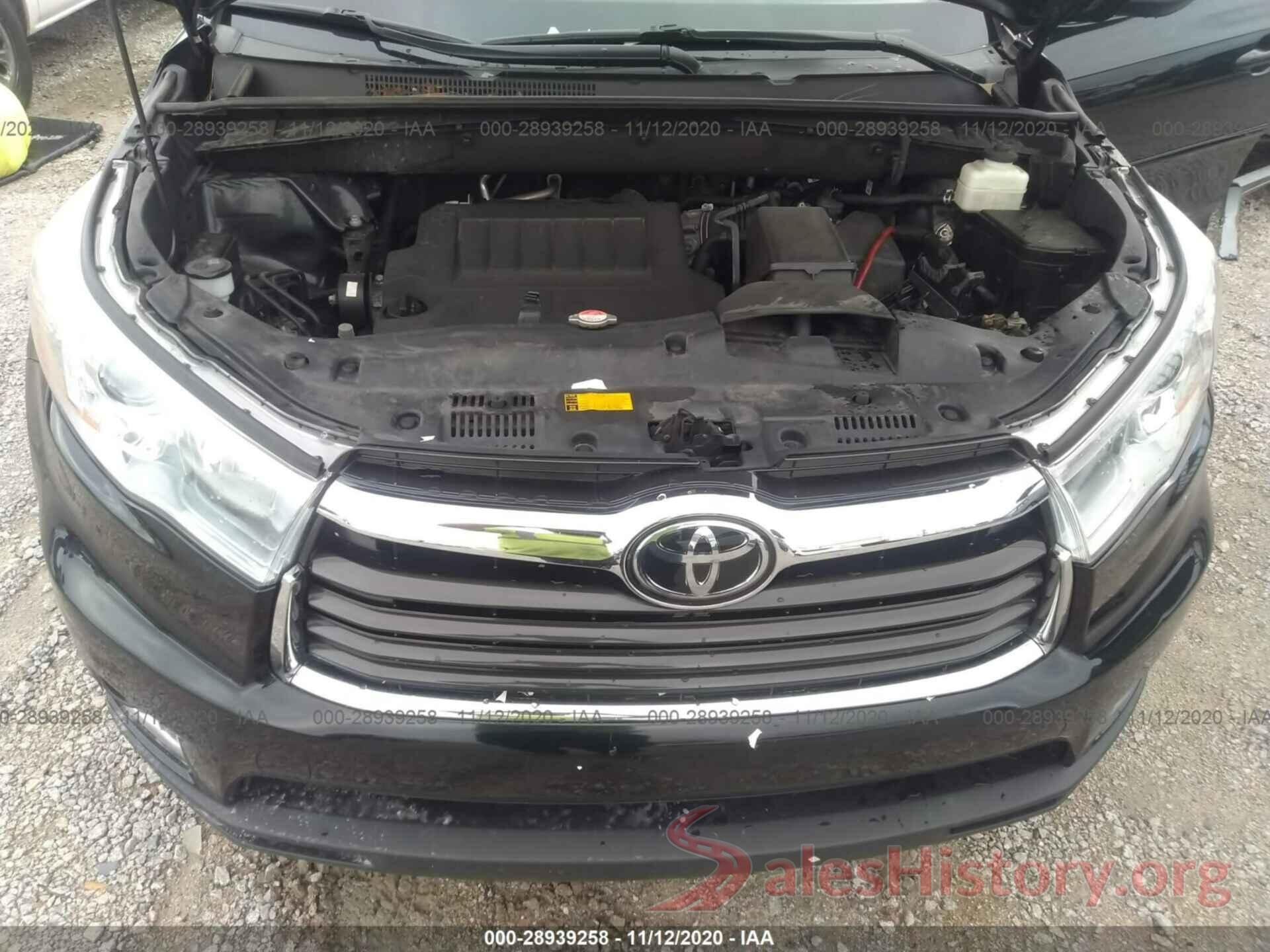 5TDDKRFH5GS355752 2016 TOYOTA HIGHLANDER