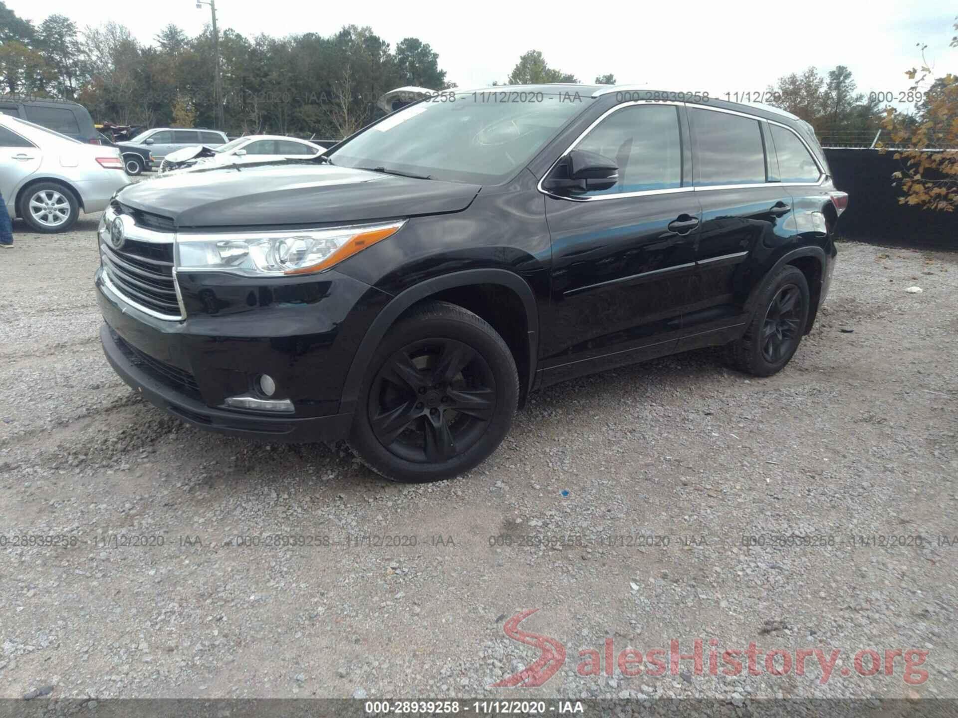 5TDDKRFH5GS355752 2016 TOYOTA HIGHLANDER