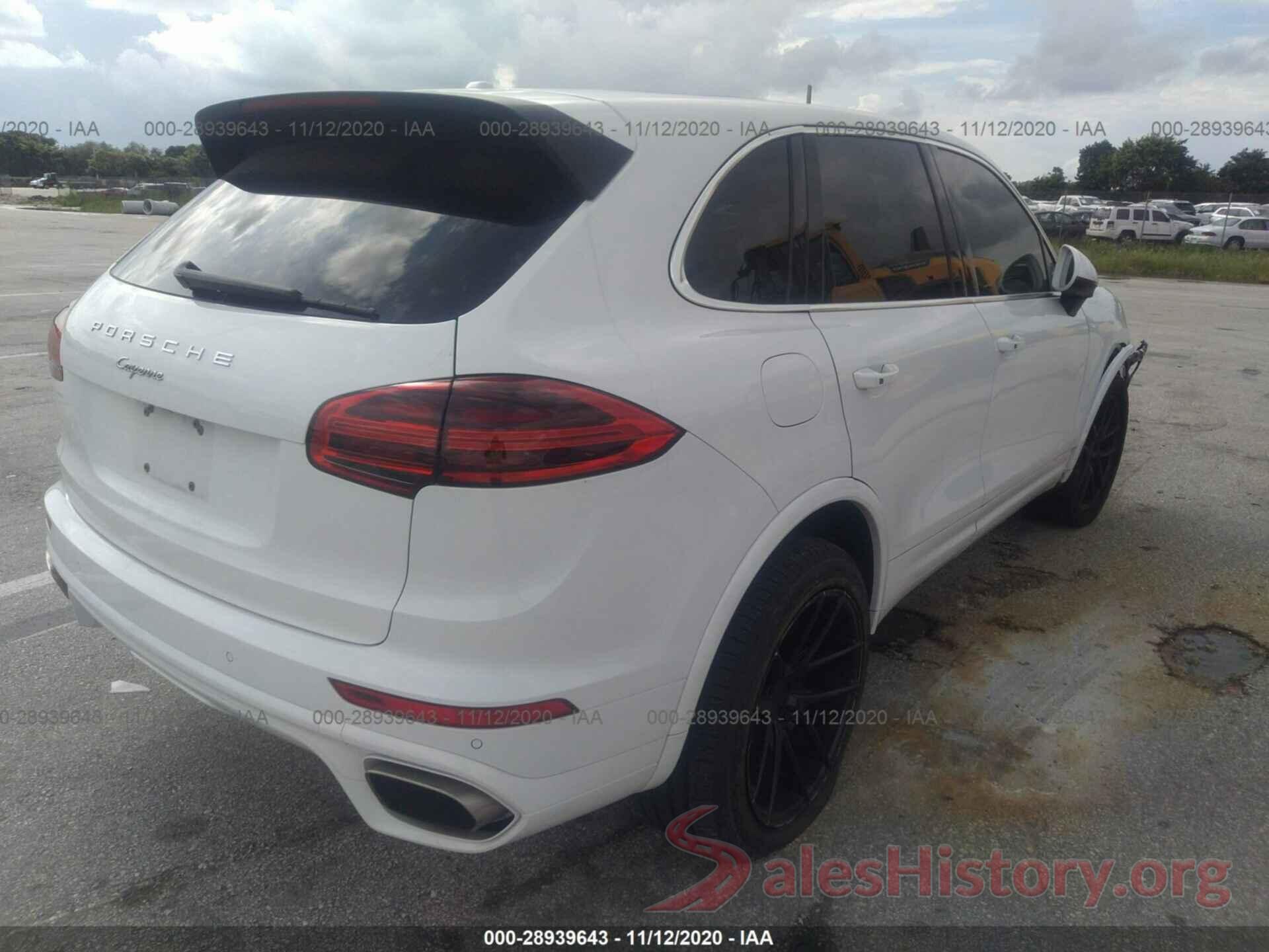 WP1AA2A25HKA91651 2017 PORSCHE CAYENNE