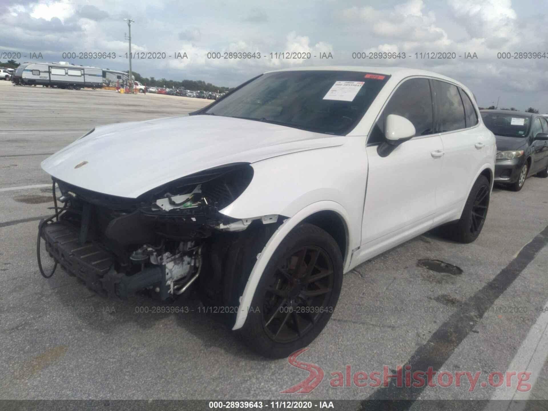 WP1AA2A25HKA91651 2017 PORSCHE CAYENNE