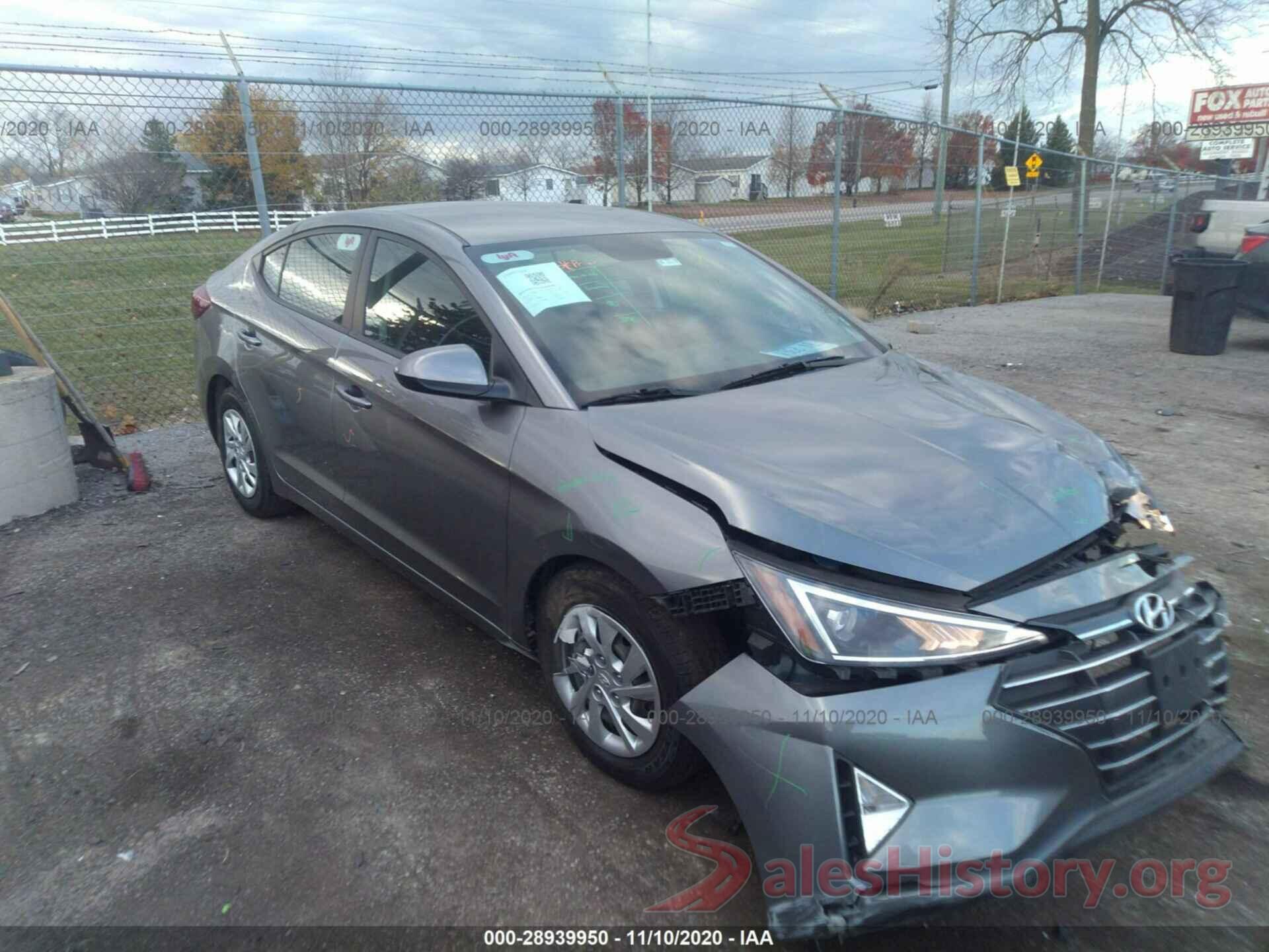 5NPD74LF9KH470327 2019 HYUNDAI ELANTRA