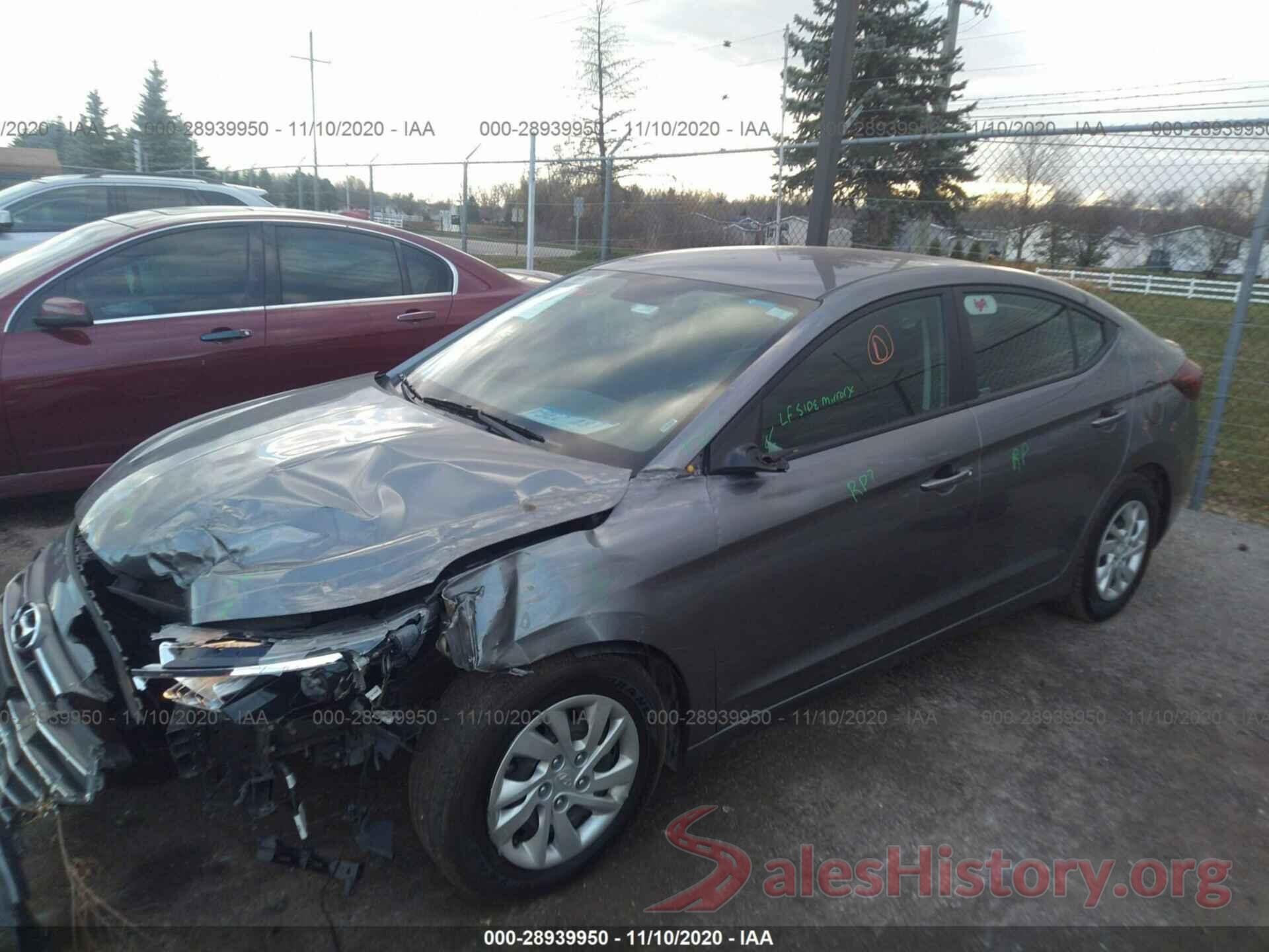 5NPD74LF9KH470327 2019 HYUNDAI ELANTRA