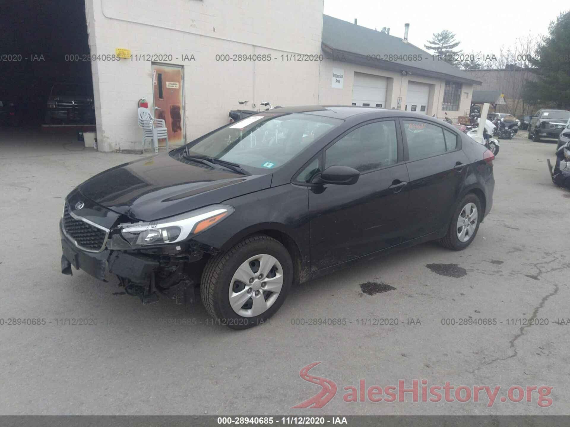 3KPFK4A72JE194143 2018 KIA FORTE