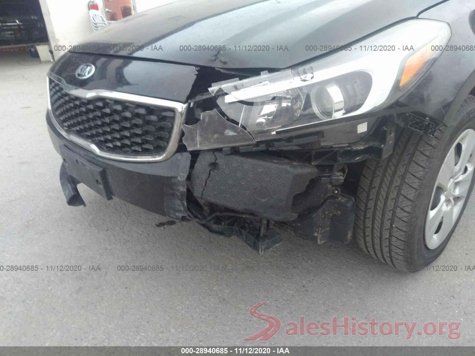 3KPFK4A72JE194143 2018 KIA FORTE