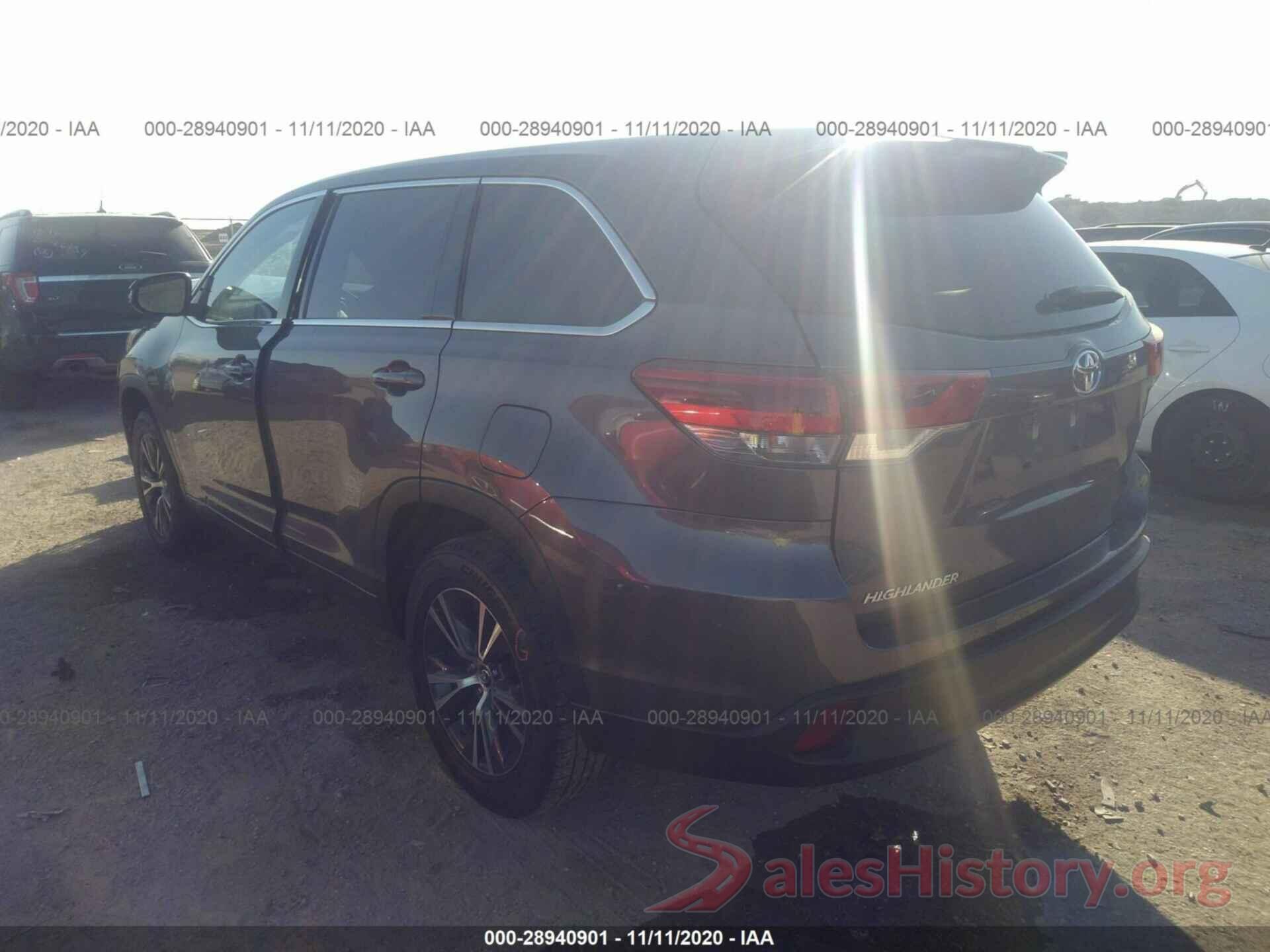 5TDZZRFH8JS251491 2018 TOYOTA HIGHLANDER