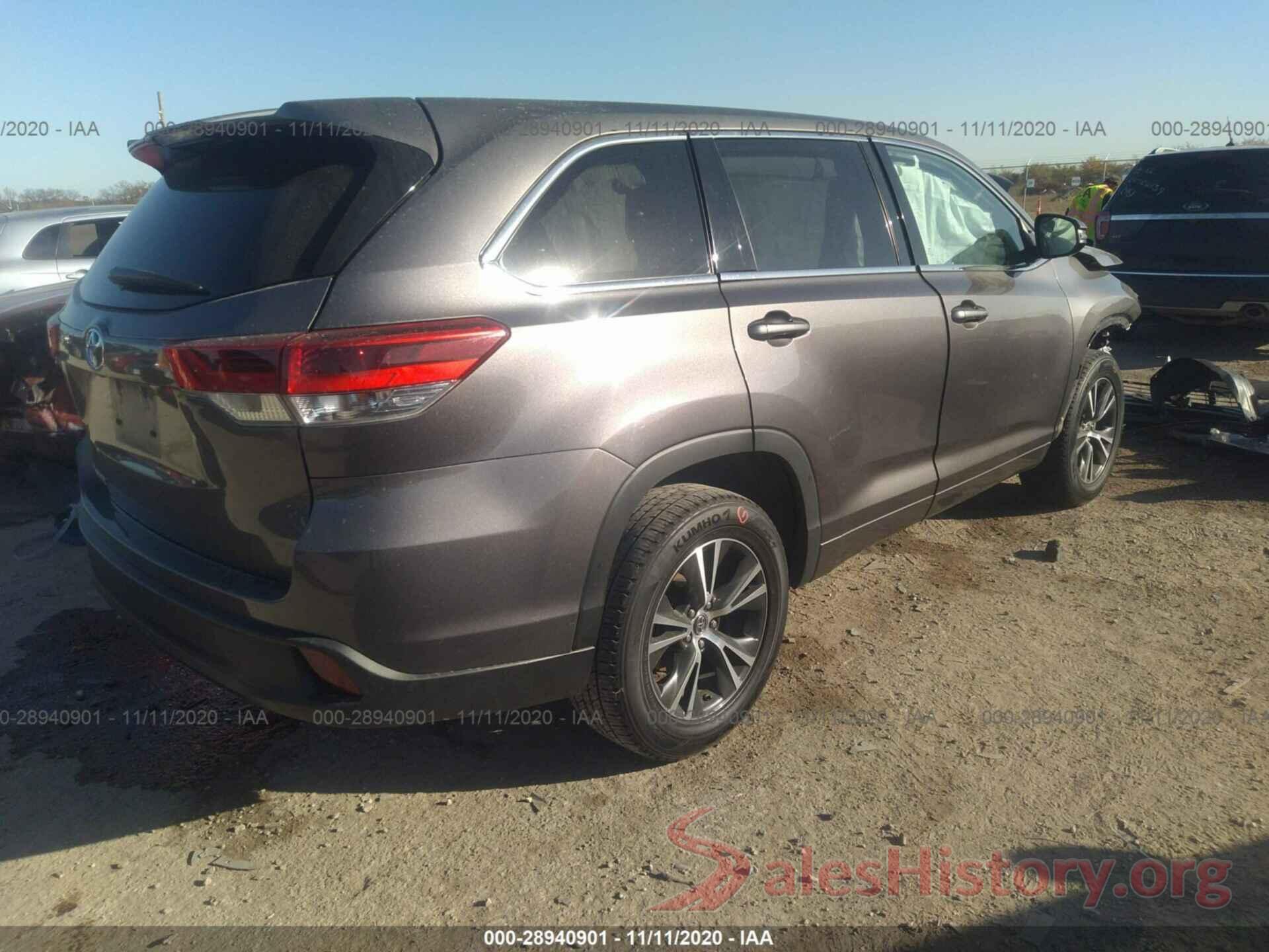 5TDZZRFH8JS251491 2018 TOYOTA HIGHLANDER