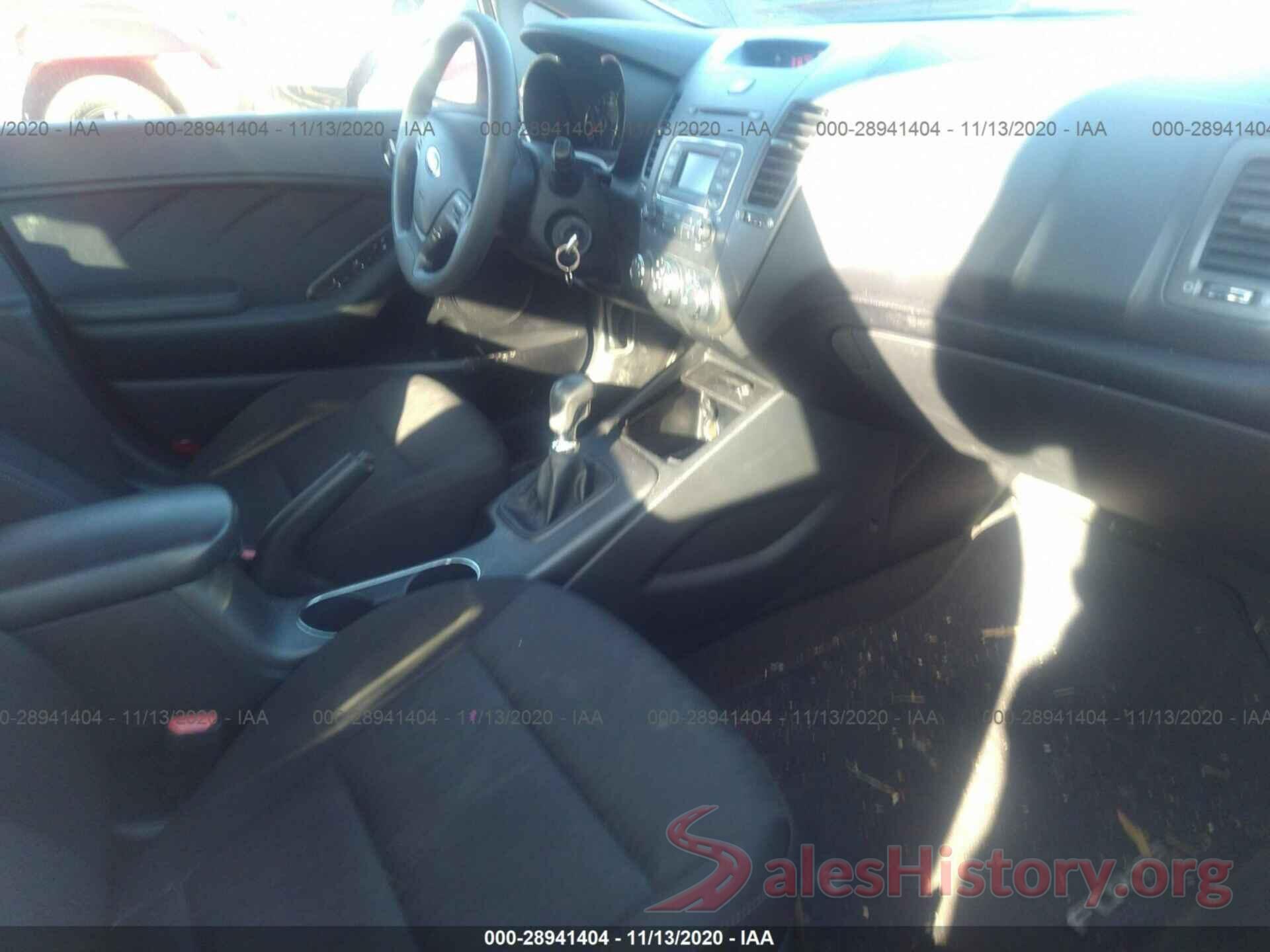 KNAFK4A6XG5615826 2016 KIA FORTE