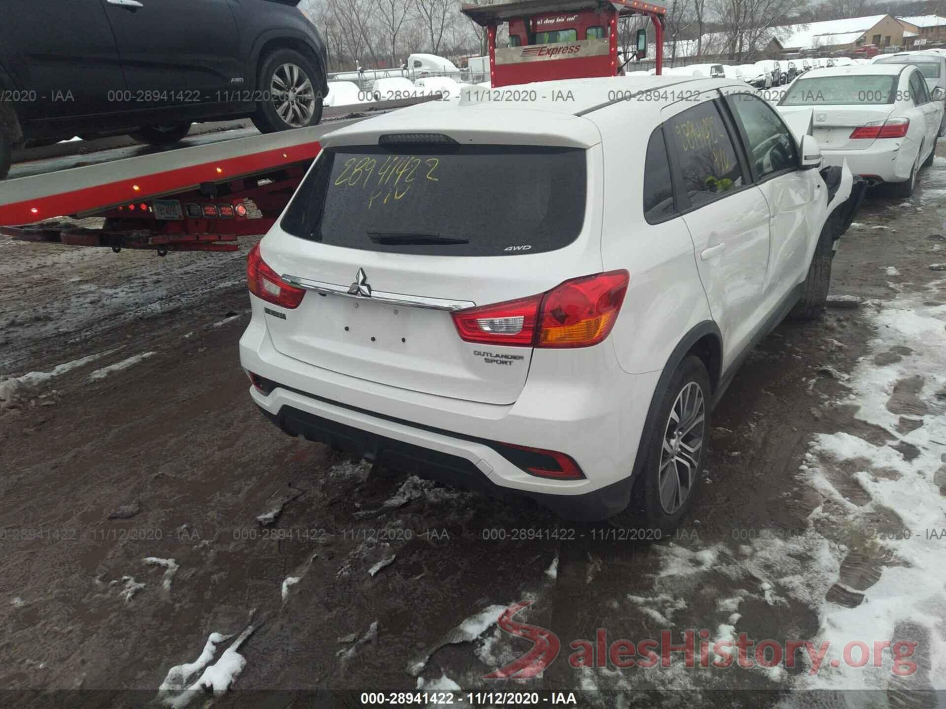 JA4AR3AU7KU027182 2019 MITSUBISHI OUTLANDER SPORT