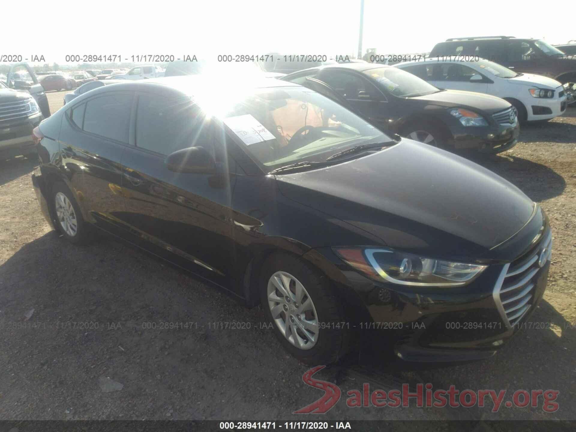 5NPD74LF0HH153819 2017 HYUNDAI ELANTRA