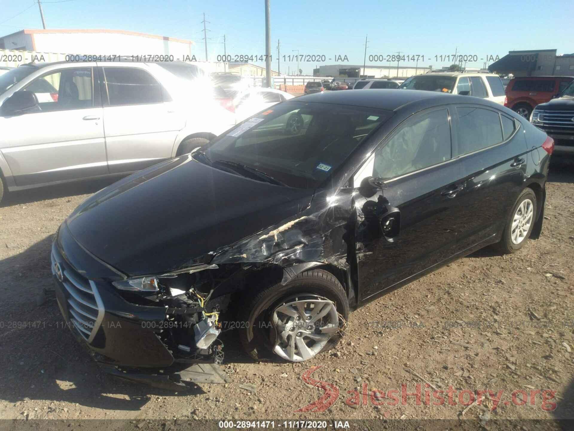 5NPD74LF0HH153819 2017 HYUNDAI ELANTRA