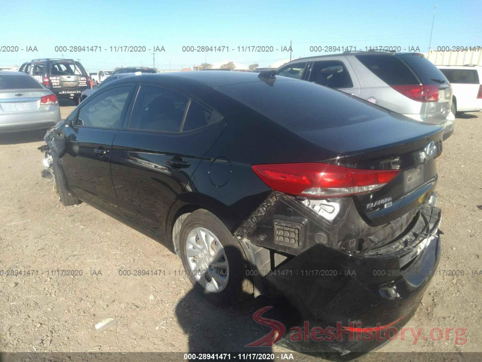 5NPD74LF0HH153819 2017 HYUNDAI ELANTRA