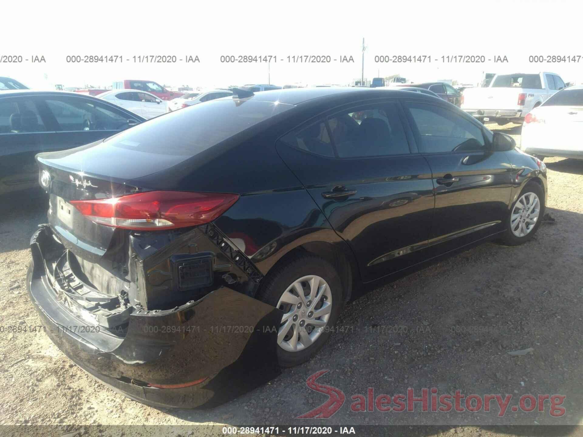 5NPD74LF0HH153819 2017 HYUNDAI ELANTRA