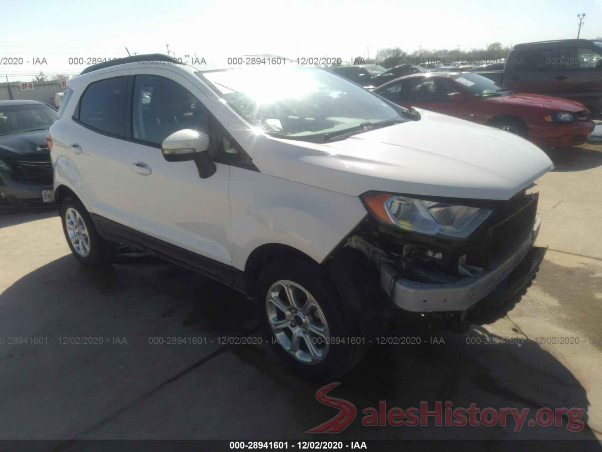 MAJ3S2GE9KC262417 2019 FORD ECOSPORT