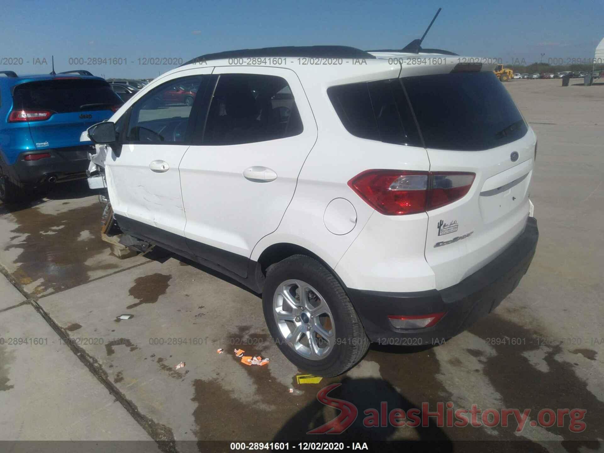 MAJ3S2GE9KC262417 2019 FORD ECOSPORT