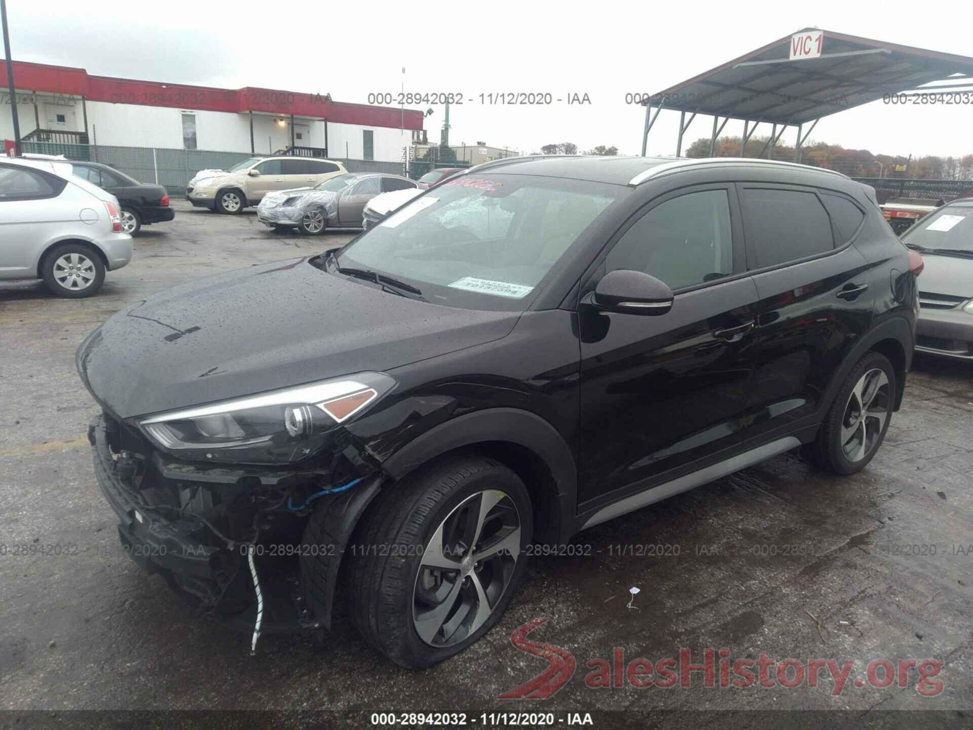 KM8J3CA29HU400376 2017 HYUNDAI TUCSON