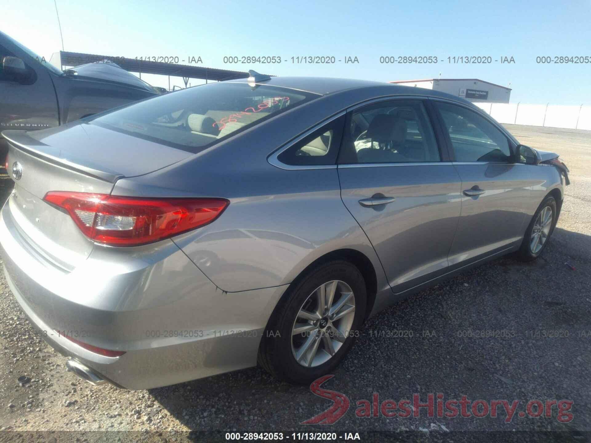 5NPE24AF5GH335133 2016 HYUNDAI SONATA