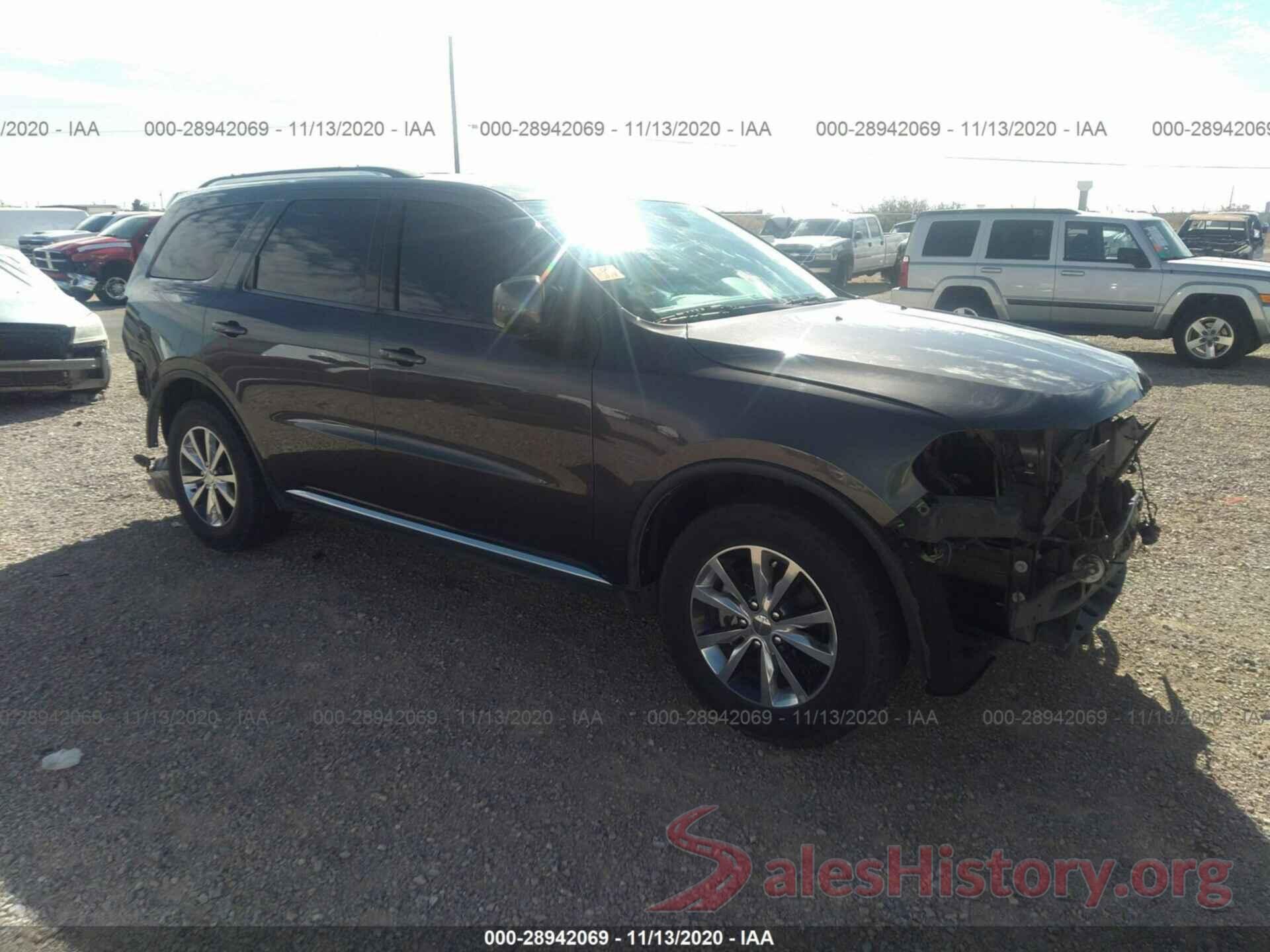 1C4RDHDG1GC432736 2016 DODGE DURANGO