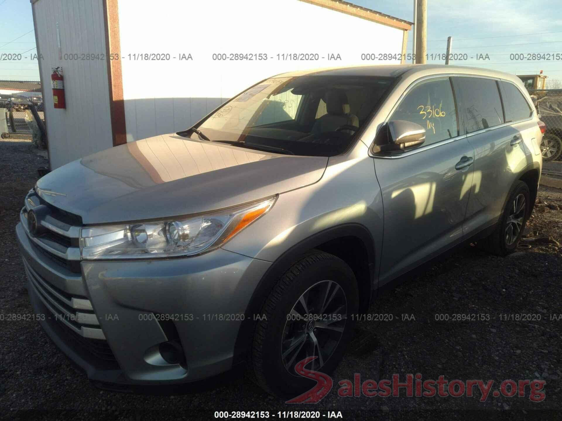 5TDZARFH6KS046387 2019 TOYOTA HIGHLANDER