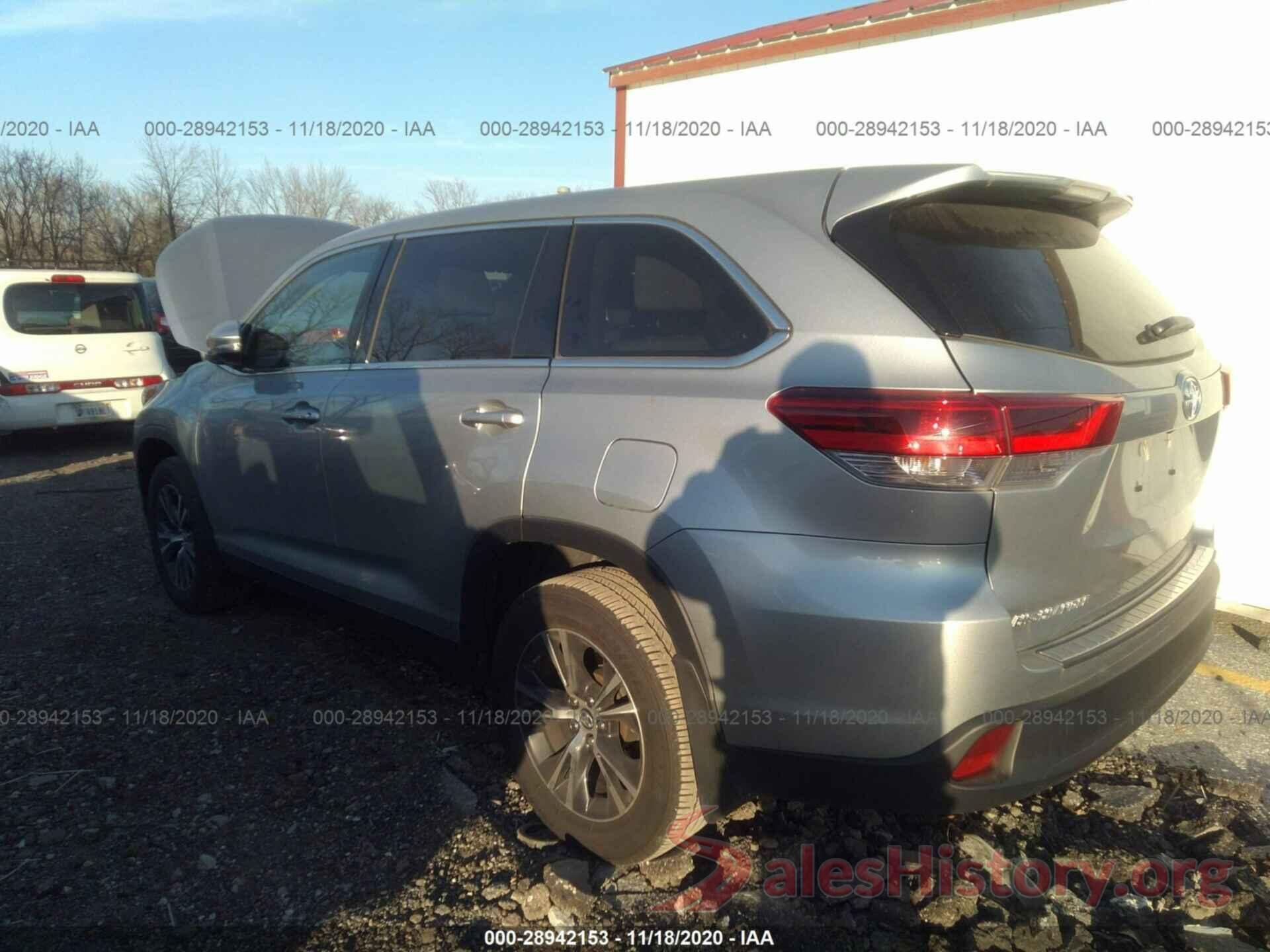 5TDZARFH6KS046387 2019 TOYOTA HIGHLANDER